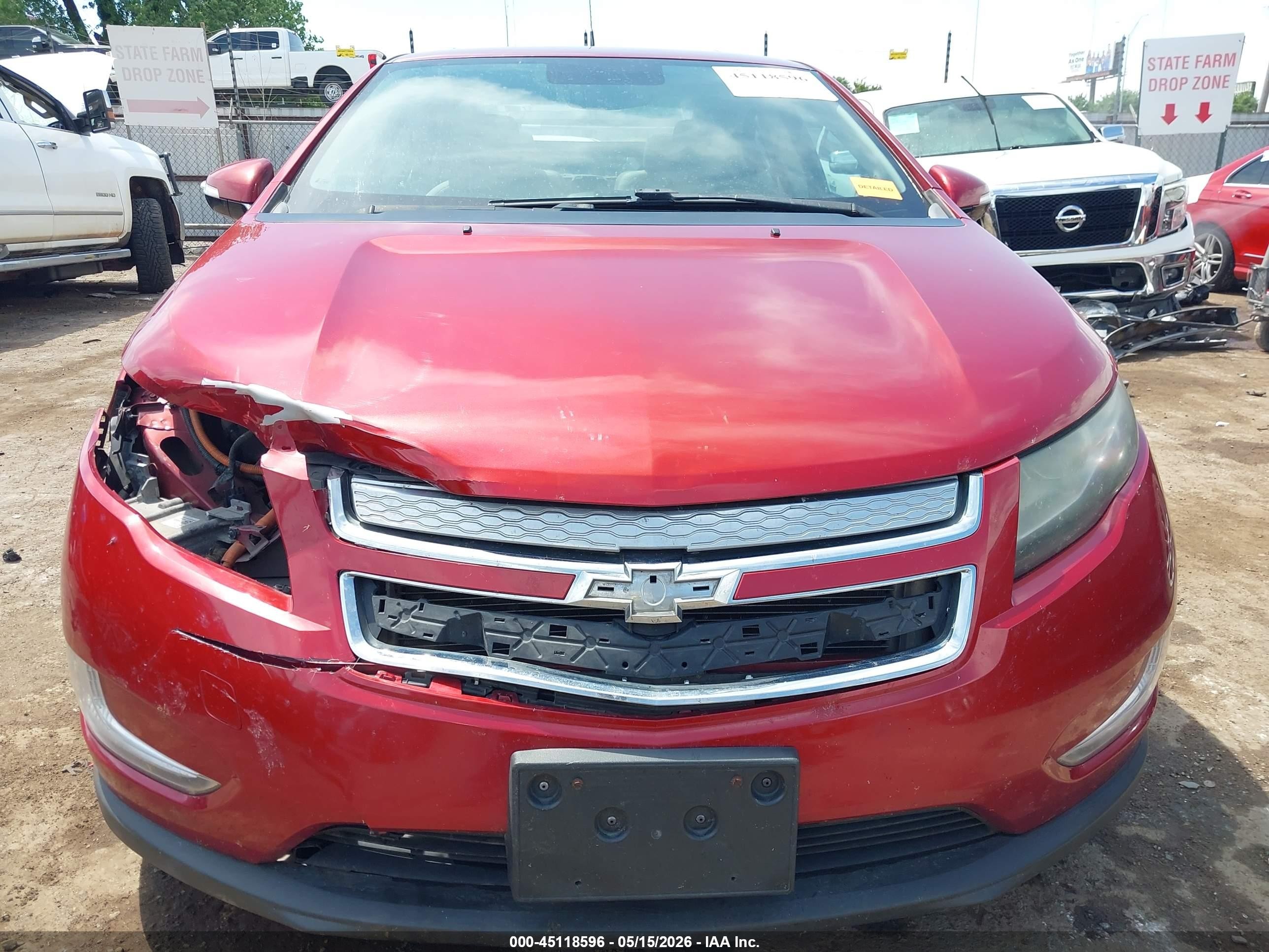 2014 Chevrolet Volt   Red vin: 1G1RF6E40EU114531