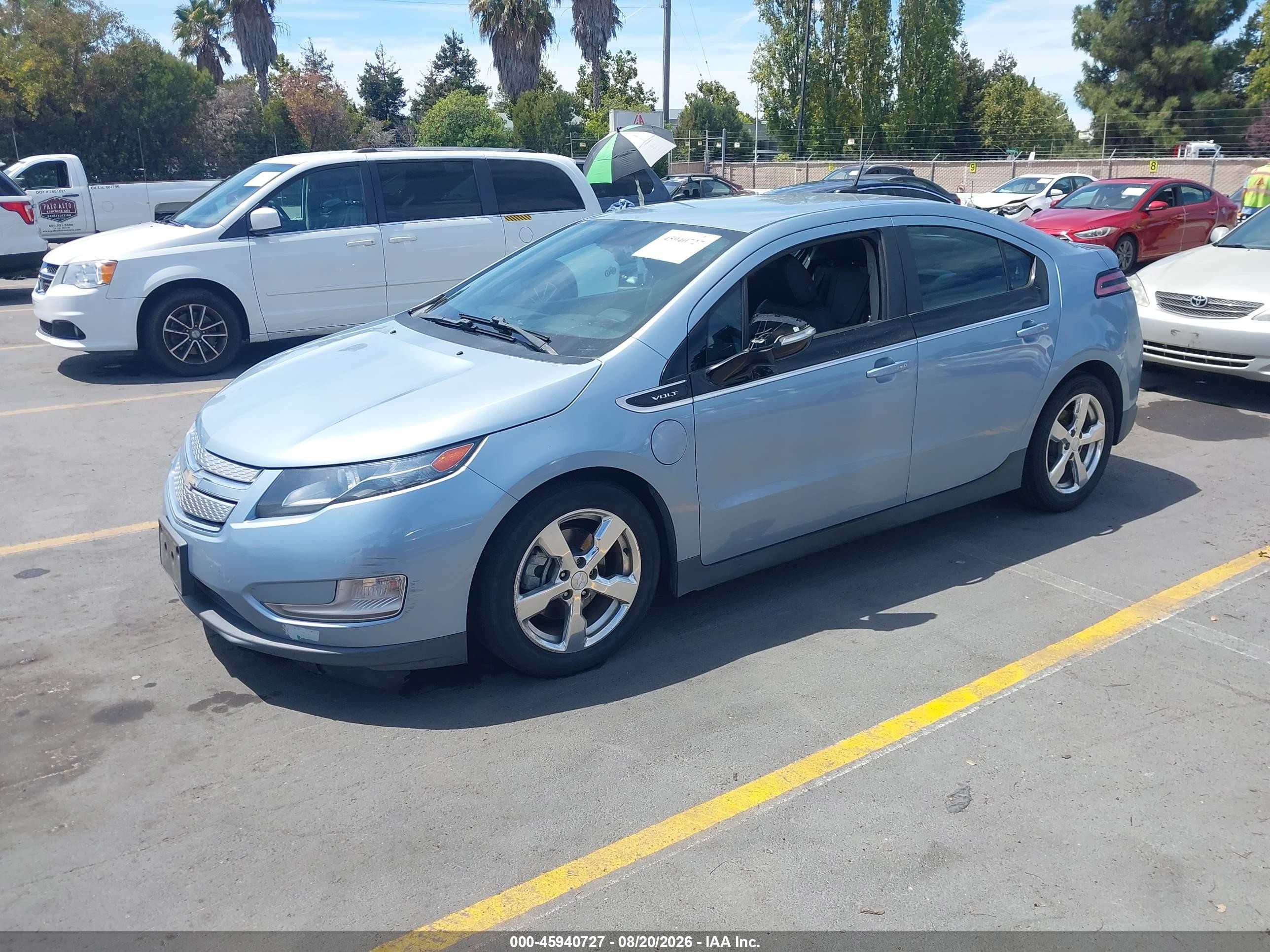 2013 Chevrolet Volt   Blue vin: 1G1RF6E41DU133457