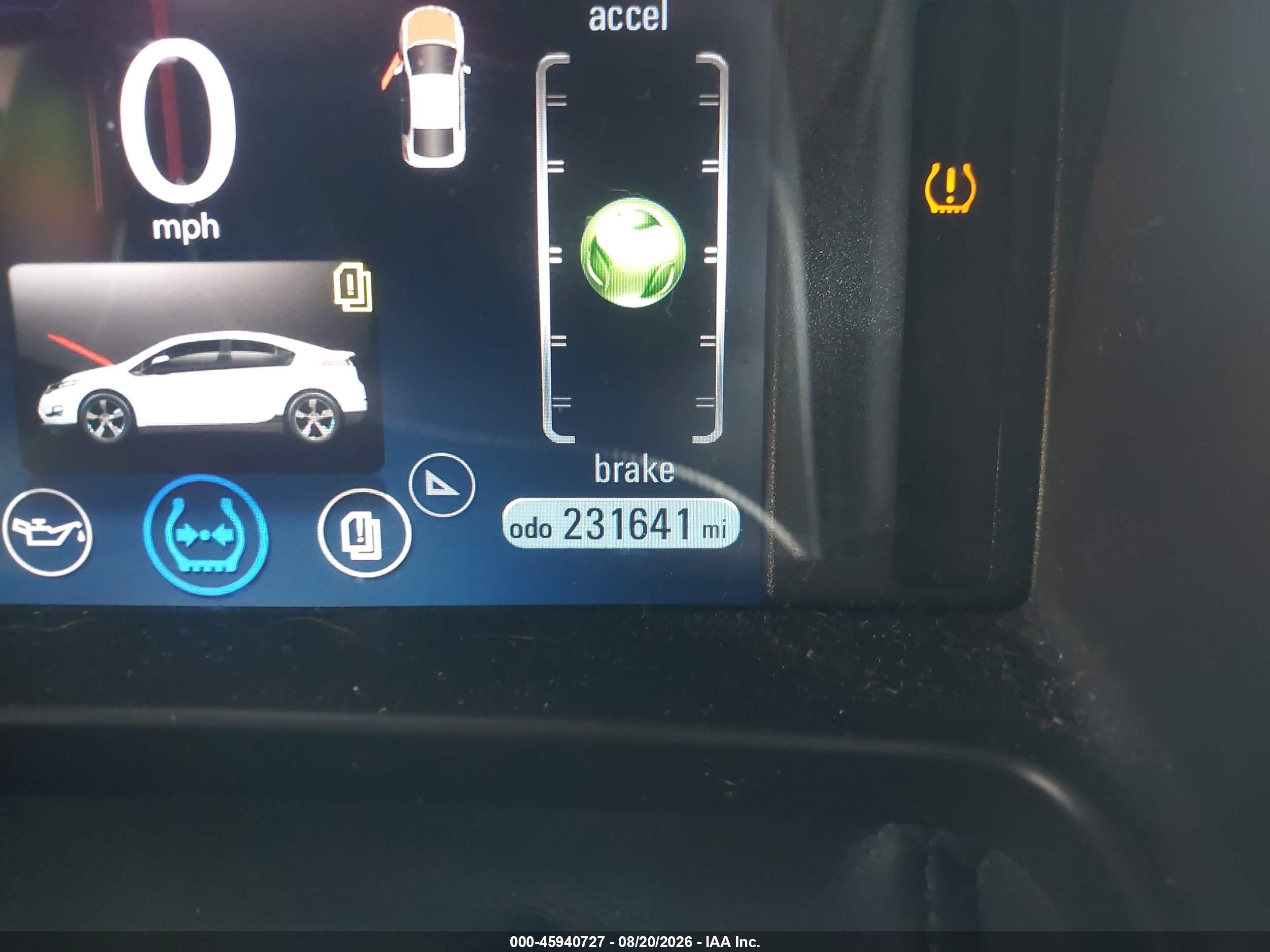 2013 Chevrolet Volt   Blue vin: 1G1RF6E41DU133457