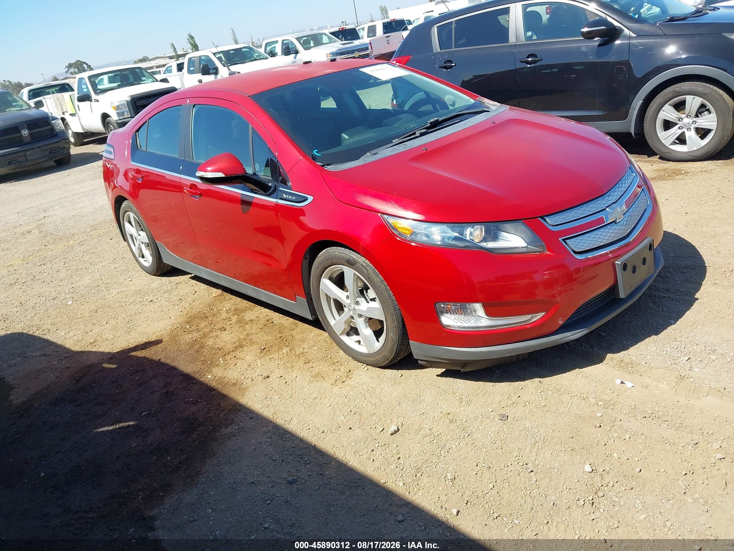2014 Chevrolet Volt   Red vin: 1G1RF6E42EU152925