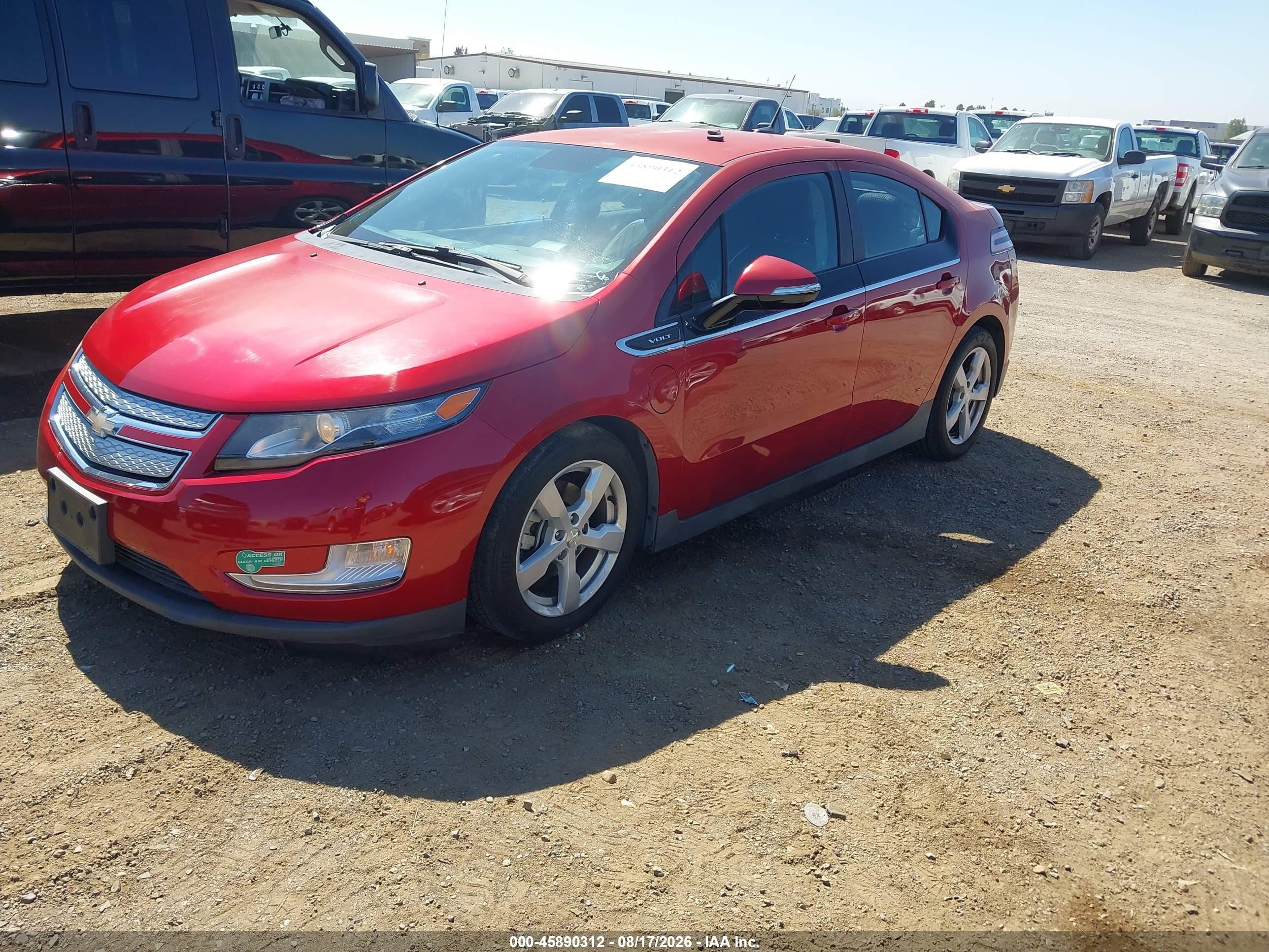 2014 Chevrolet Volt   Red vin: 1G1RF6E42EU152925