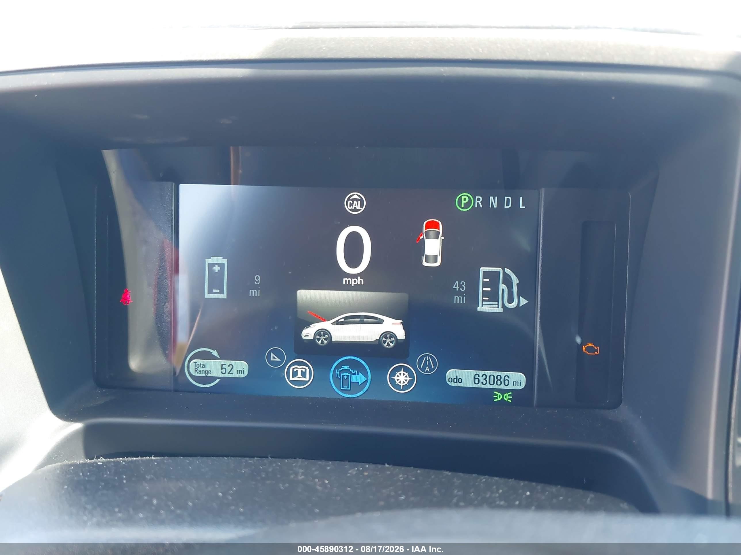 2014 Chevrolet Volt   Red vin: 1G1RF6E42EU152925
