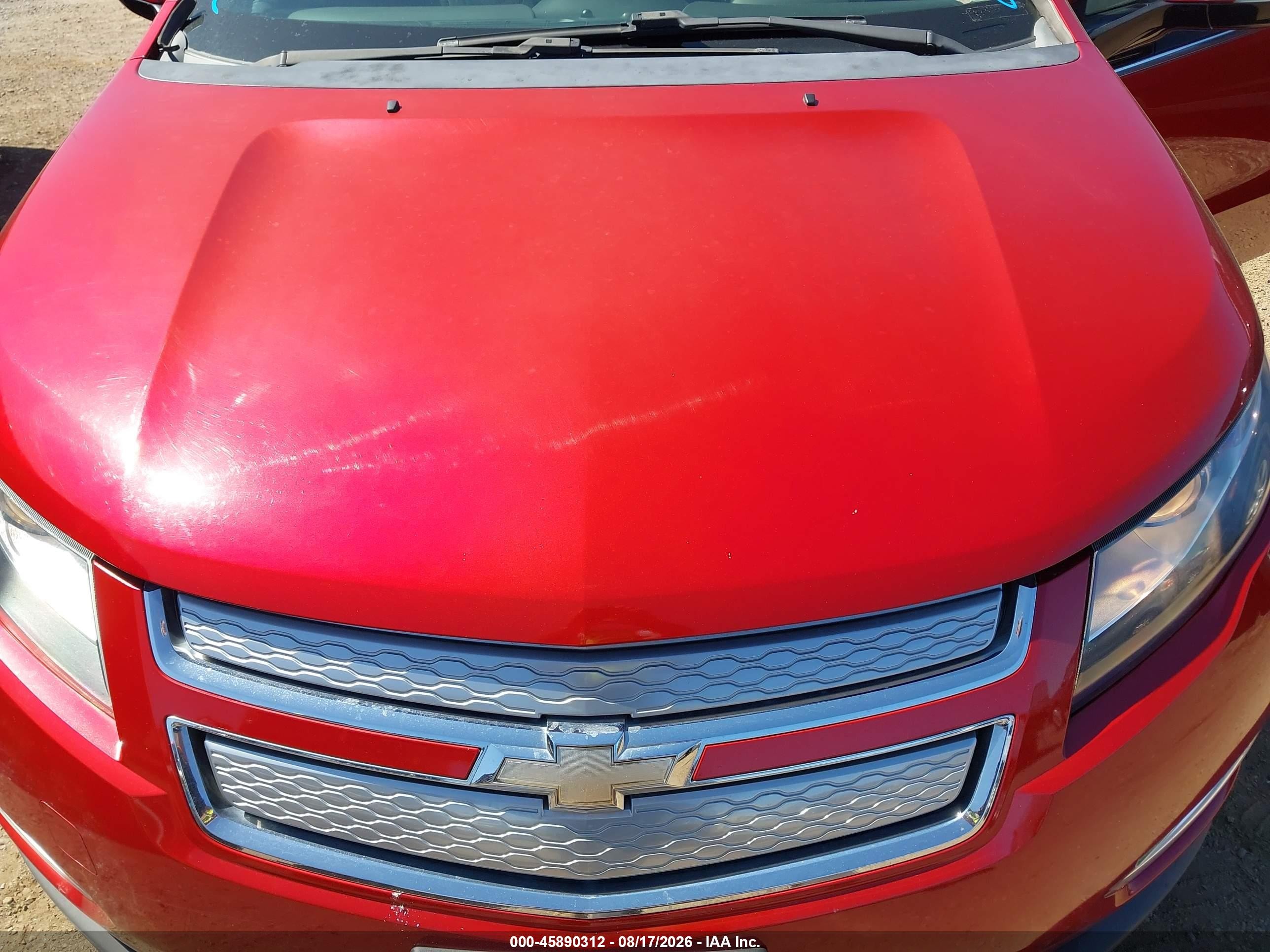 2014 Chevrolet Volt   Red vin: 1G1RF6E42EU152925