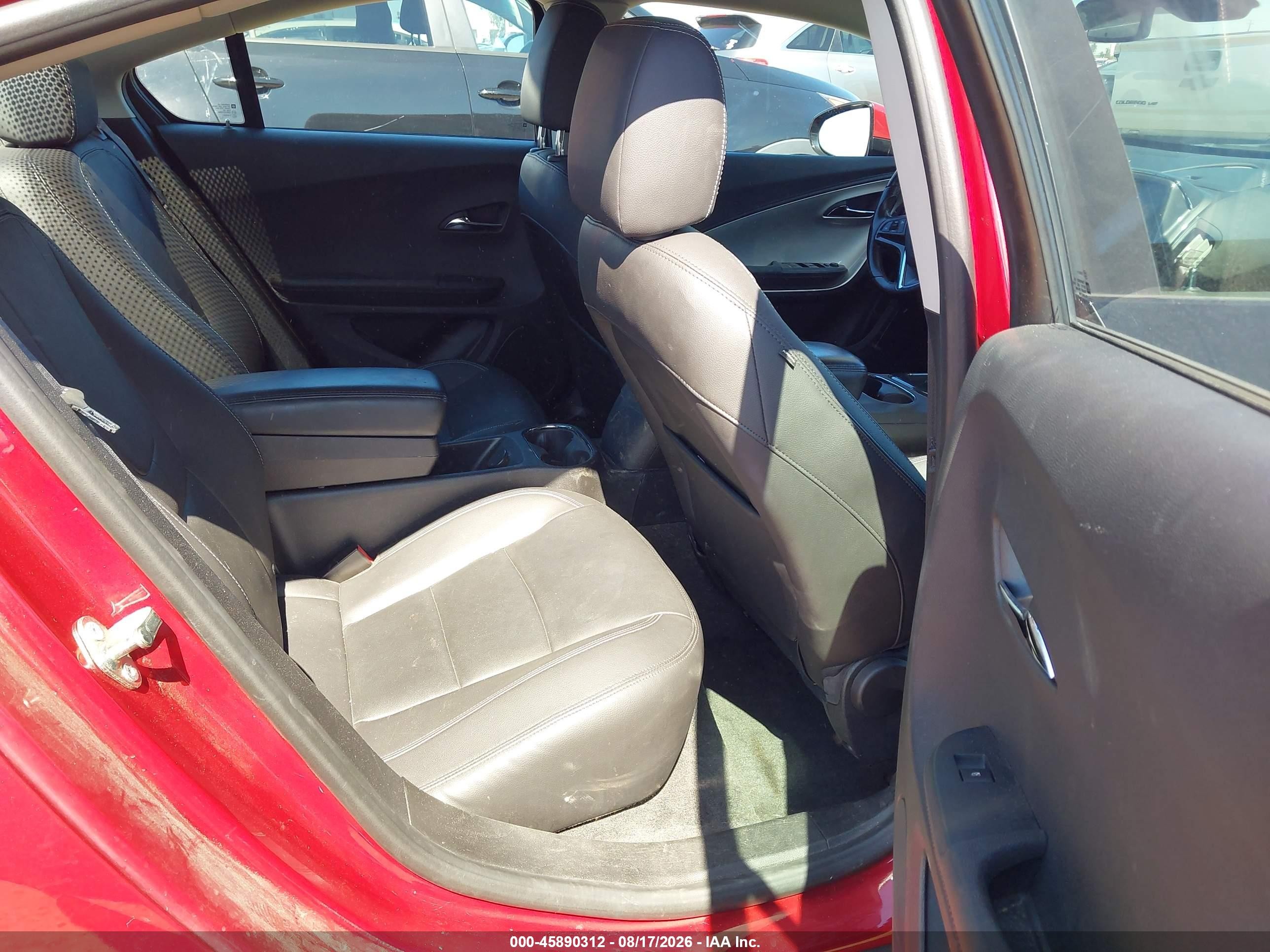 2014 Chevrolet Volt   Red vin: 1G1RF6E42EU152925