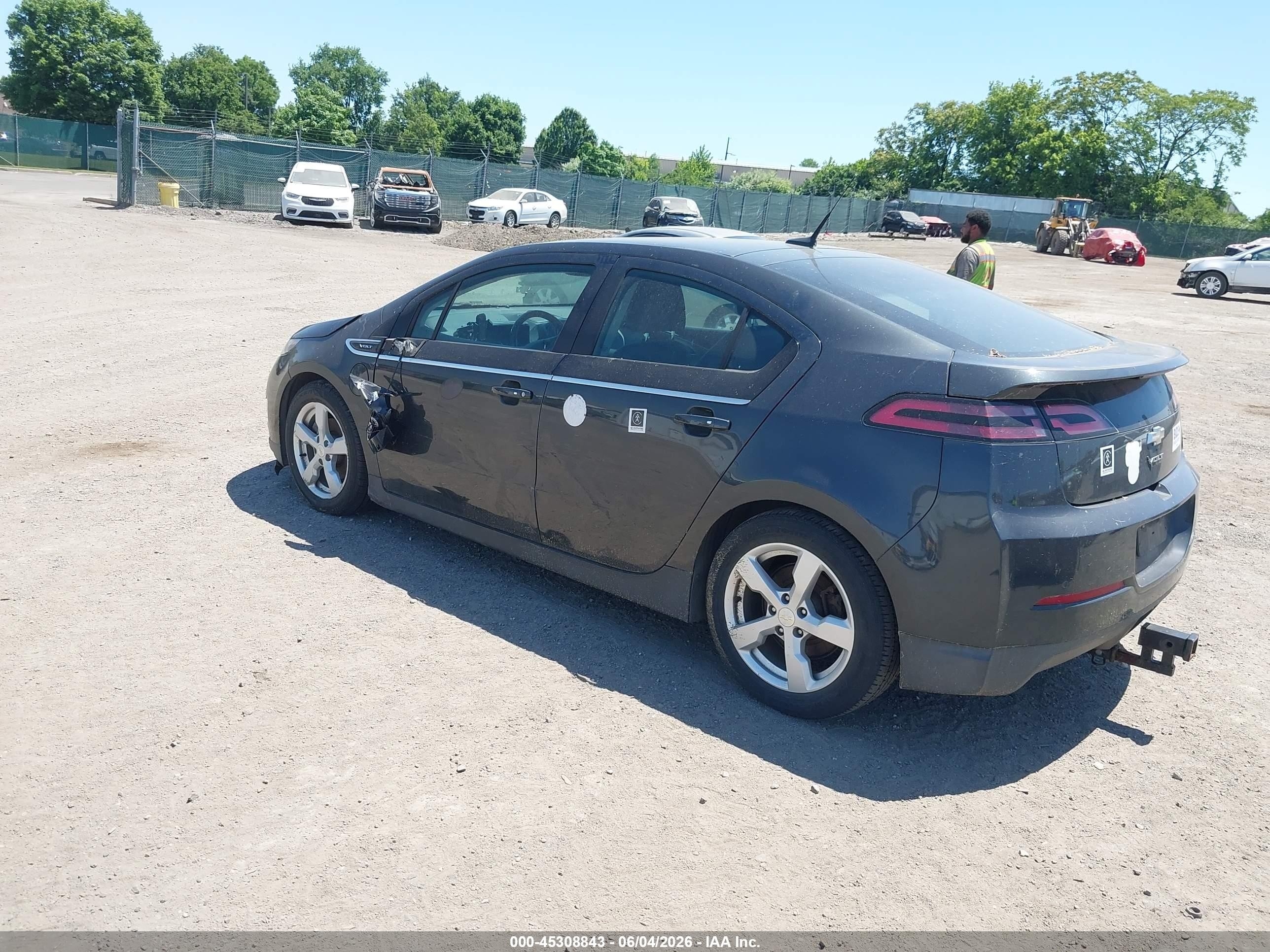 2014 Chevrolet Volt   Gray vin: 1G1RF6E42EU166565