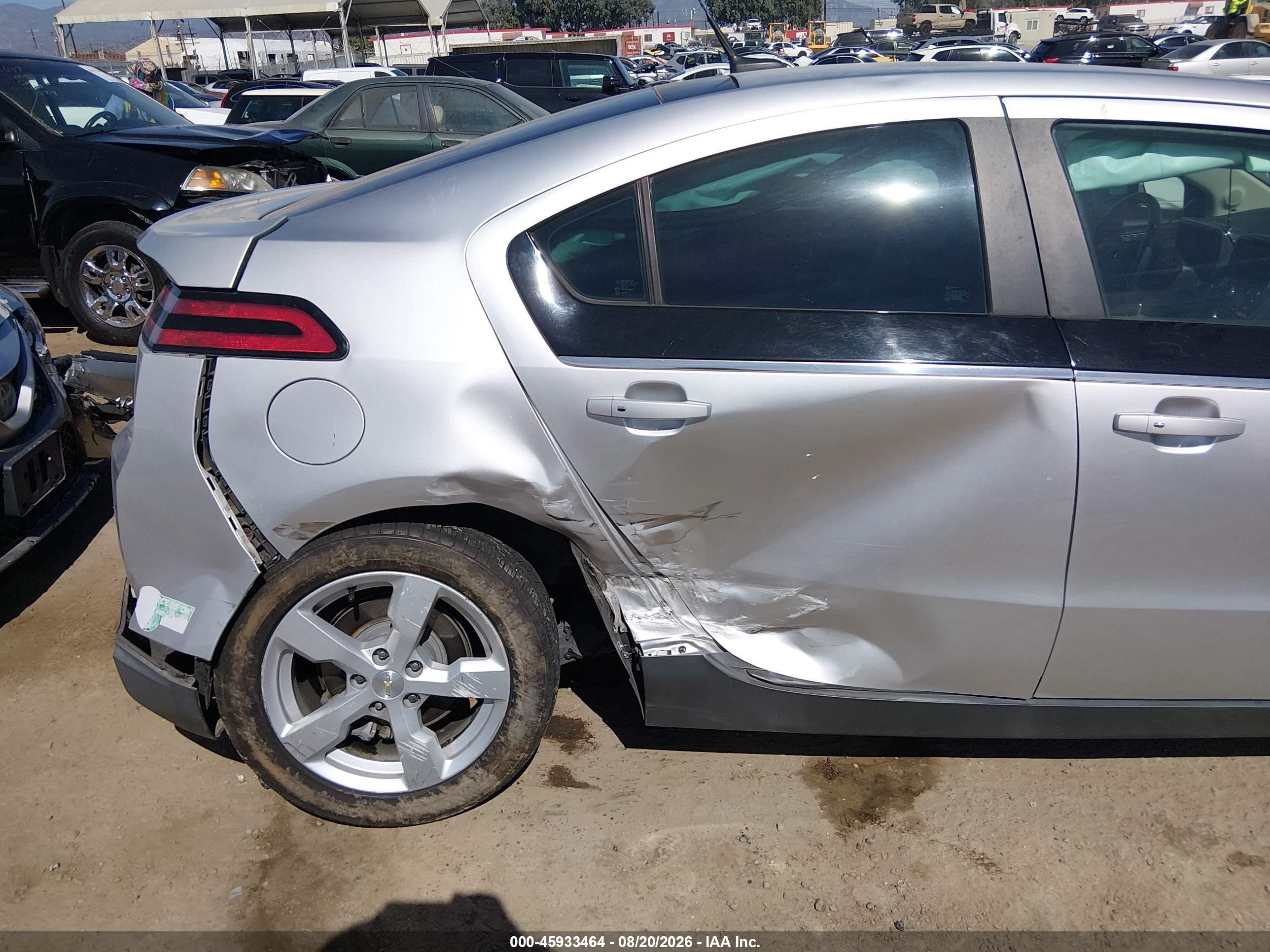 2013 Chevrolet Volt   Серебряный vin: 1G1RF6E43DU111914