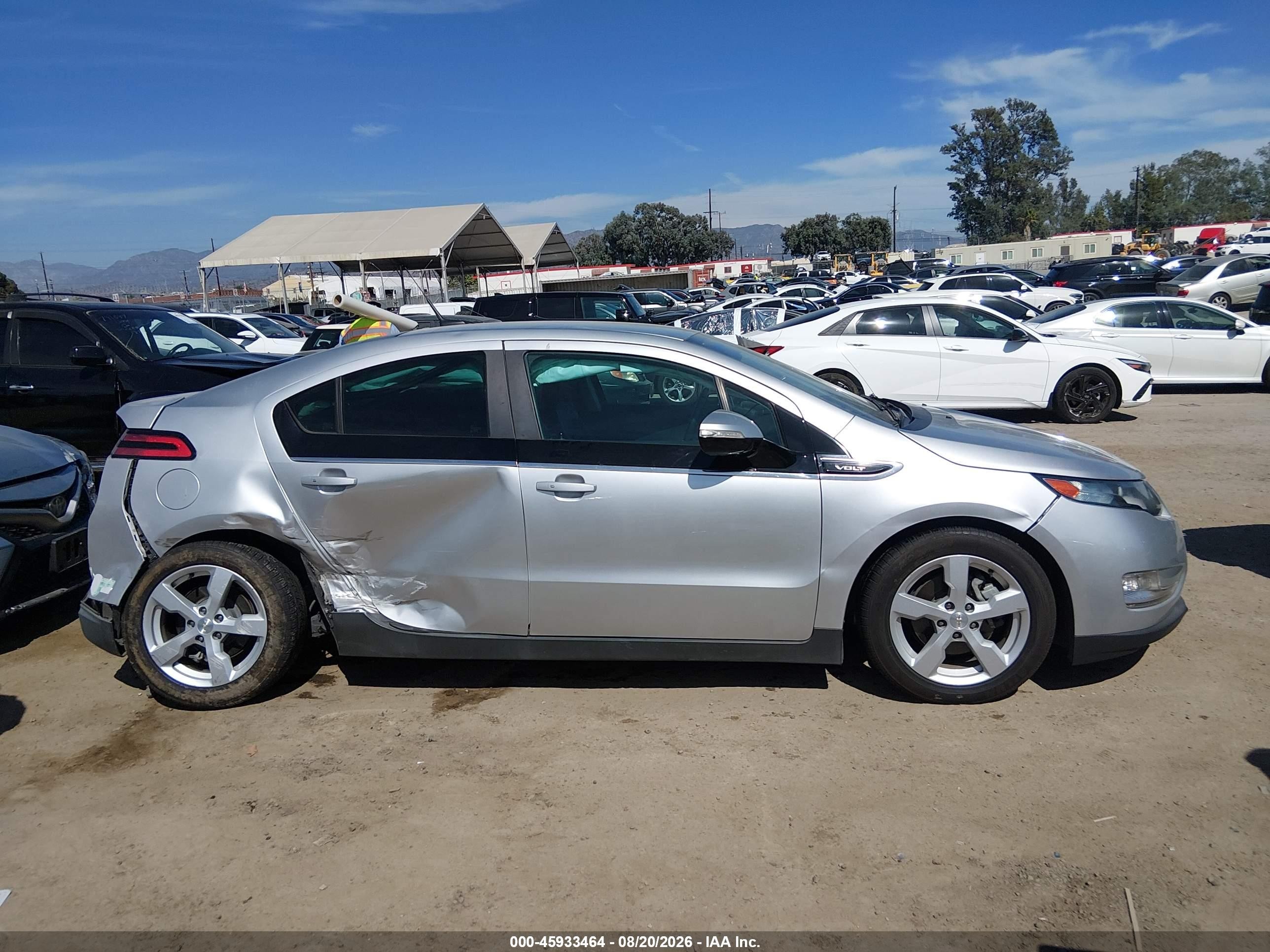 2013 Chevrolet Volt   Серебряный vin: 1G1RF6E43DU111914