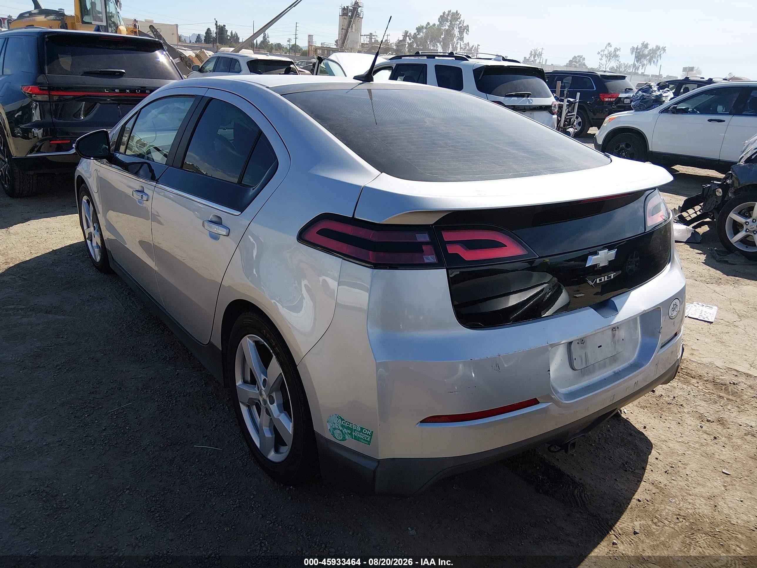 2013 Chevrolet Volt   Серебряный vin: 1G1RF6E43DU111914