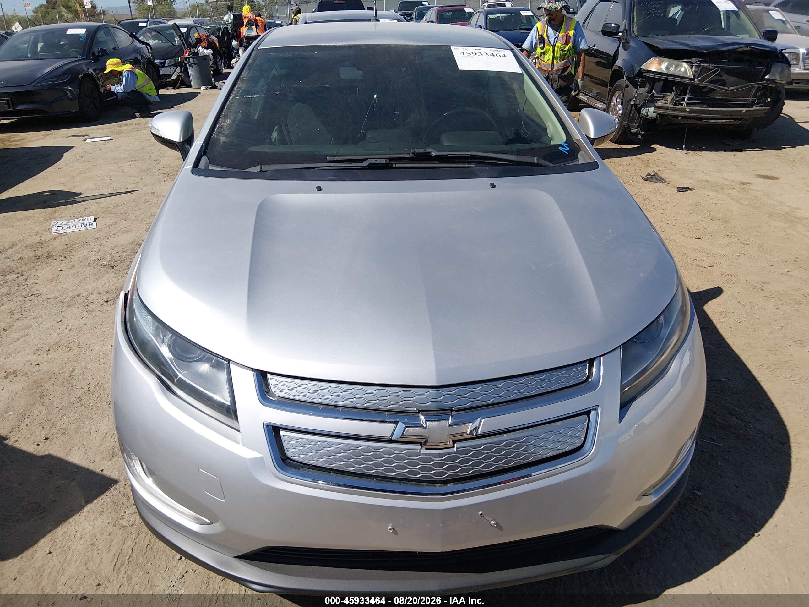 2013 Chevrolet Volt   Серебряный vin: 1G1RF6E43DU111914