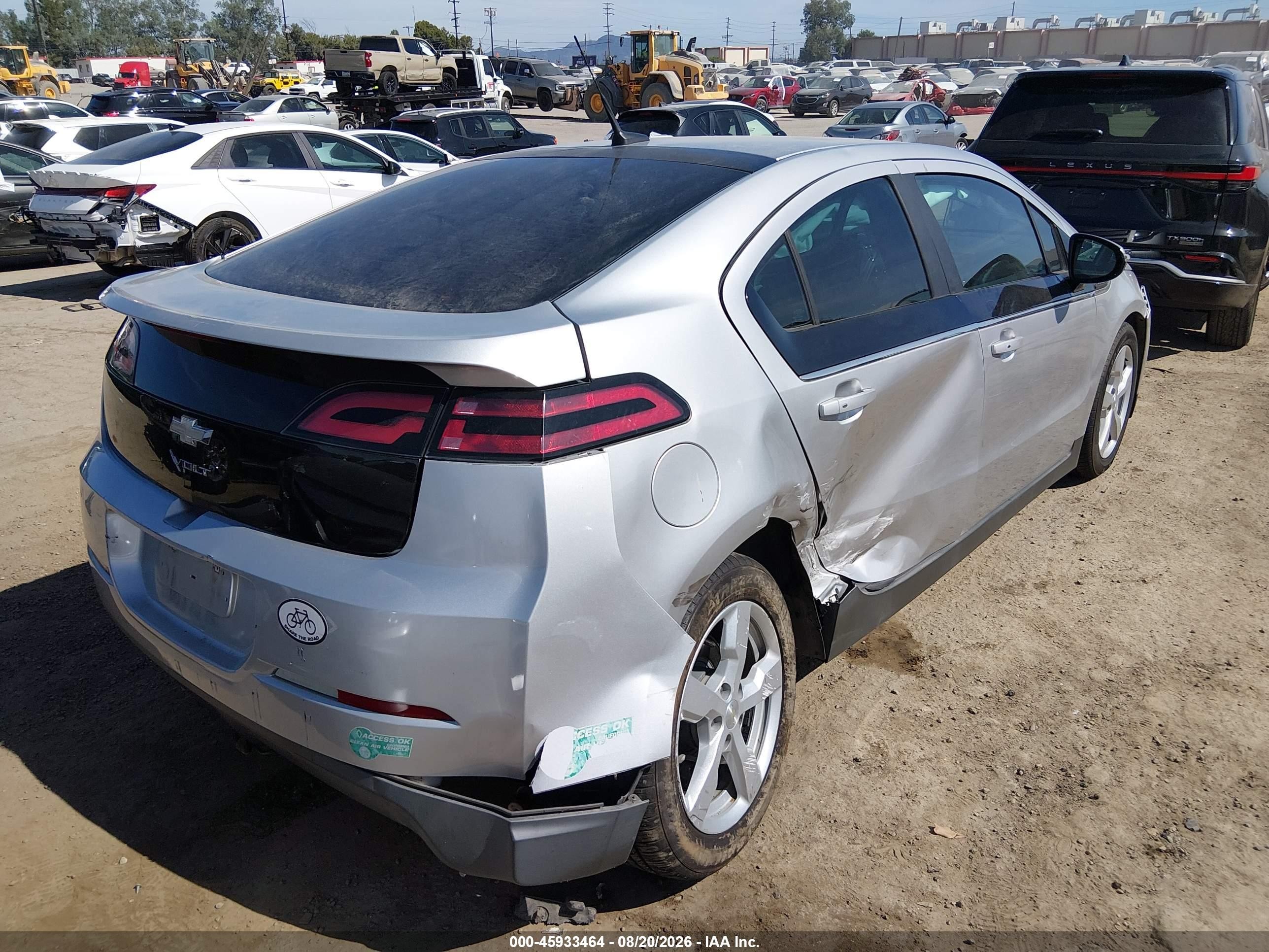2013 Chevrolet Volt   Серебряный vin: 1G1RF6E43DU111914
