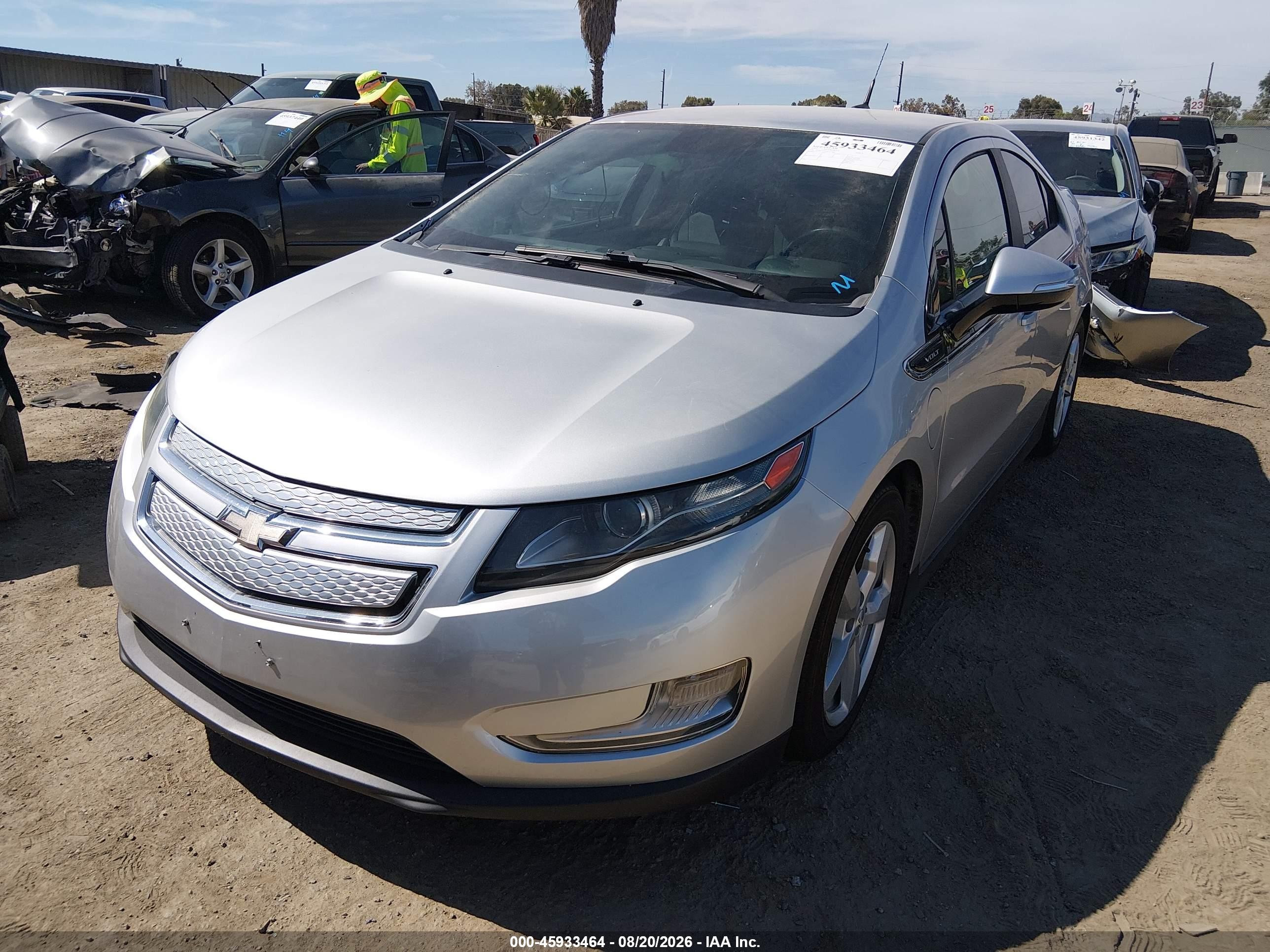 2013 Chevrolet Volt   Серебряный vin: 1G1RF6E43DU111914