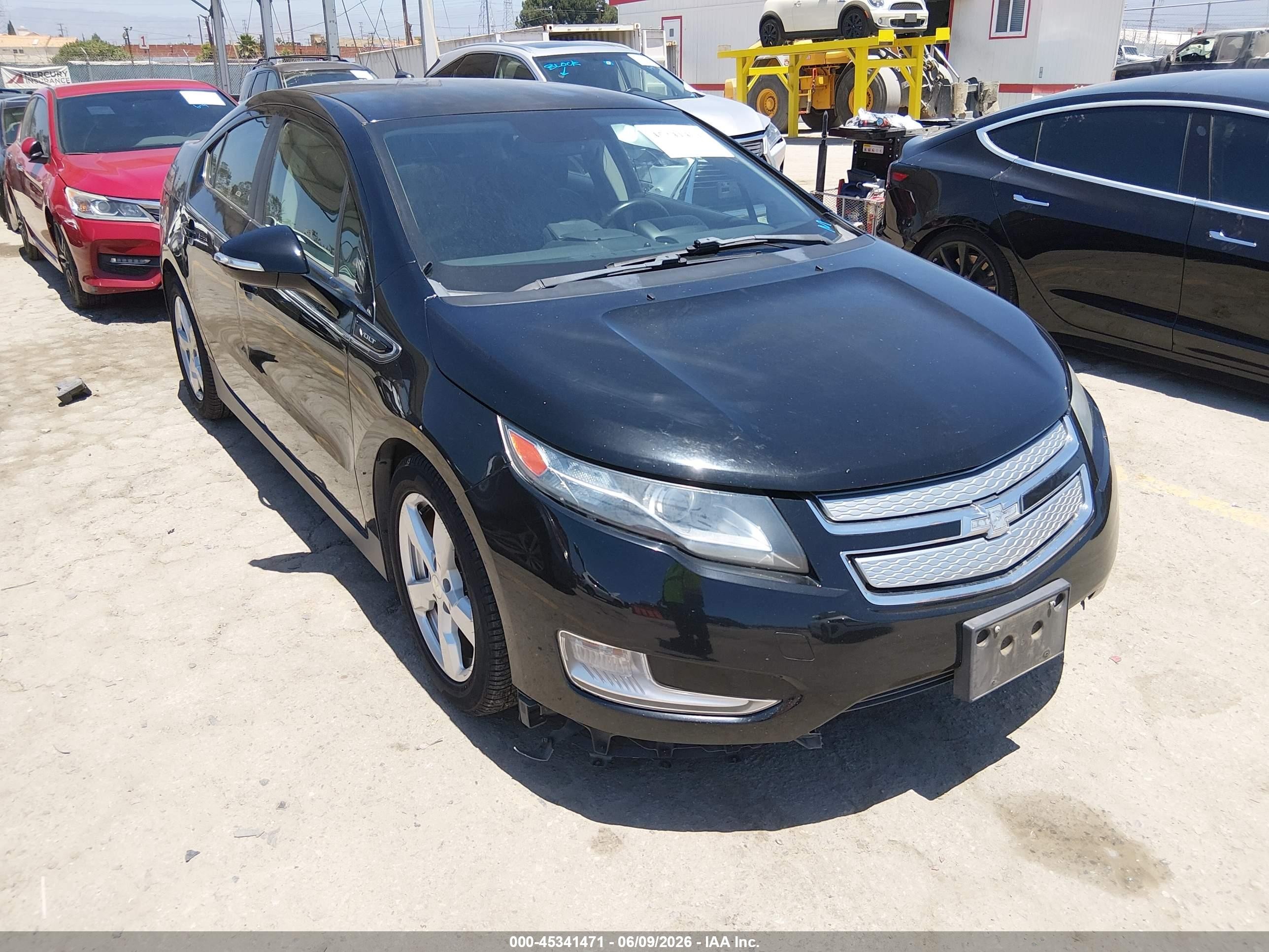 2014 Chevrolet Volt Черный vin: 1G1RF6E43EU139293