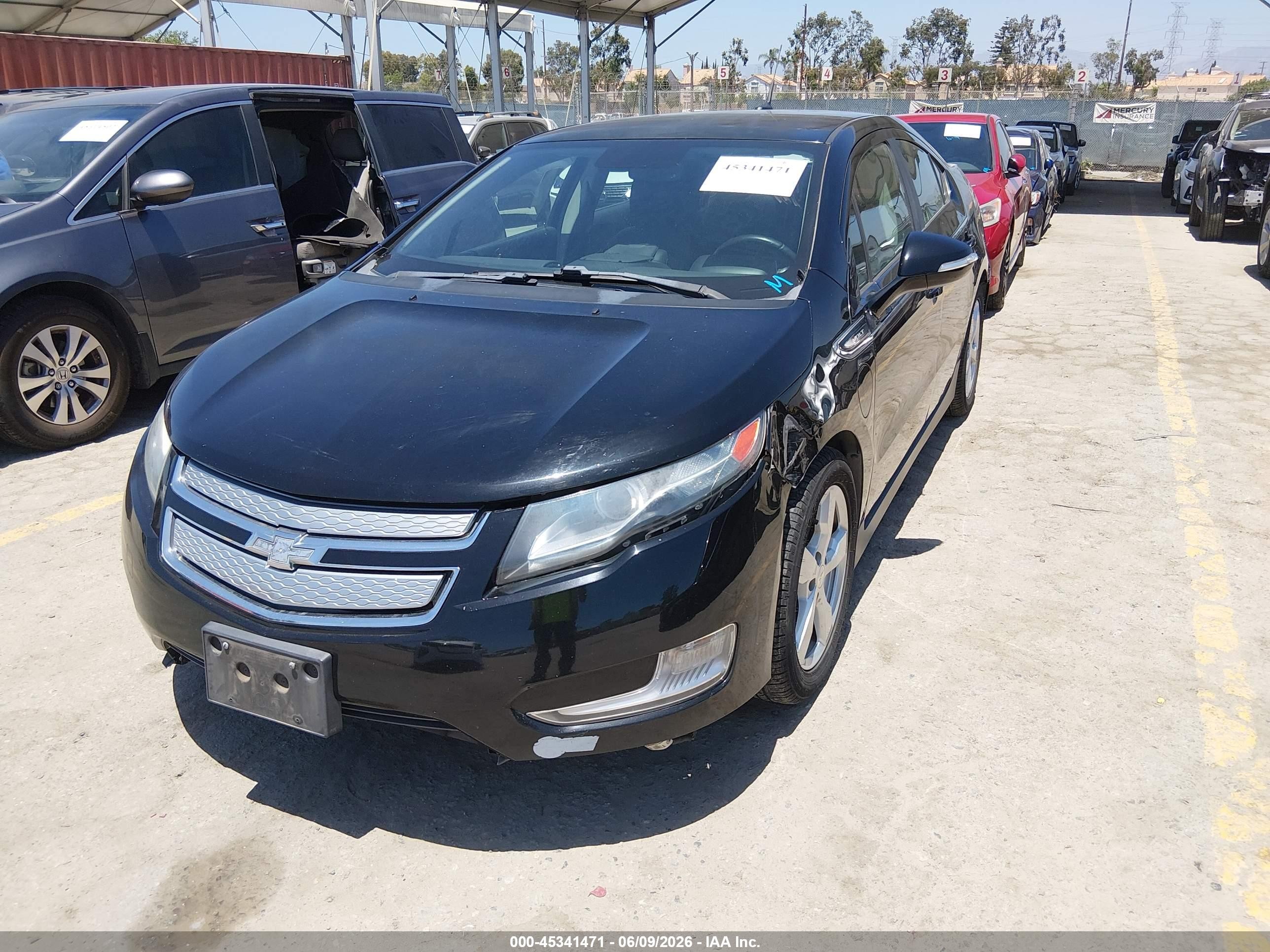2014 Chevrolet Volt Черный vin: 1G1RF6E43EU139293