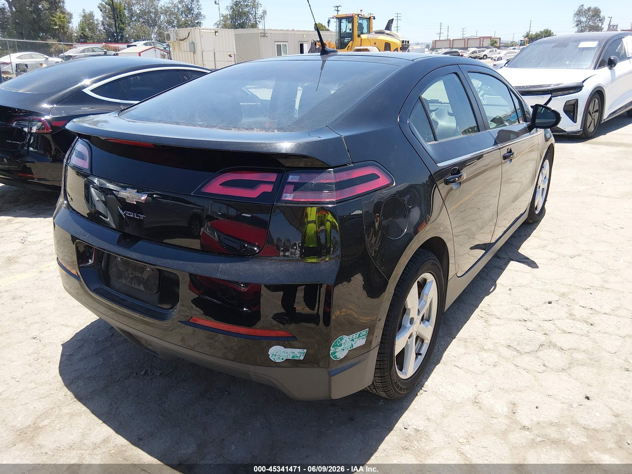2014 Chevrolet Volt Черный vin: 1G1RF6E43EU139293