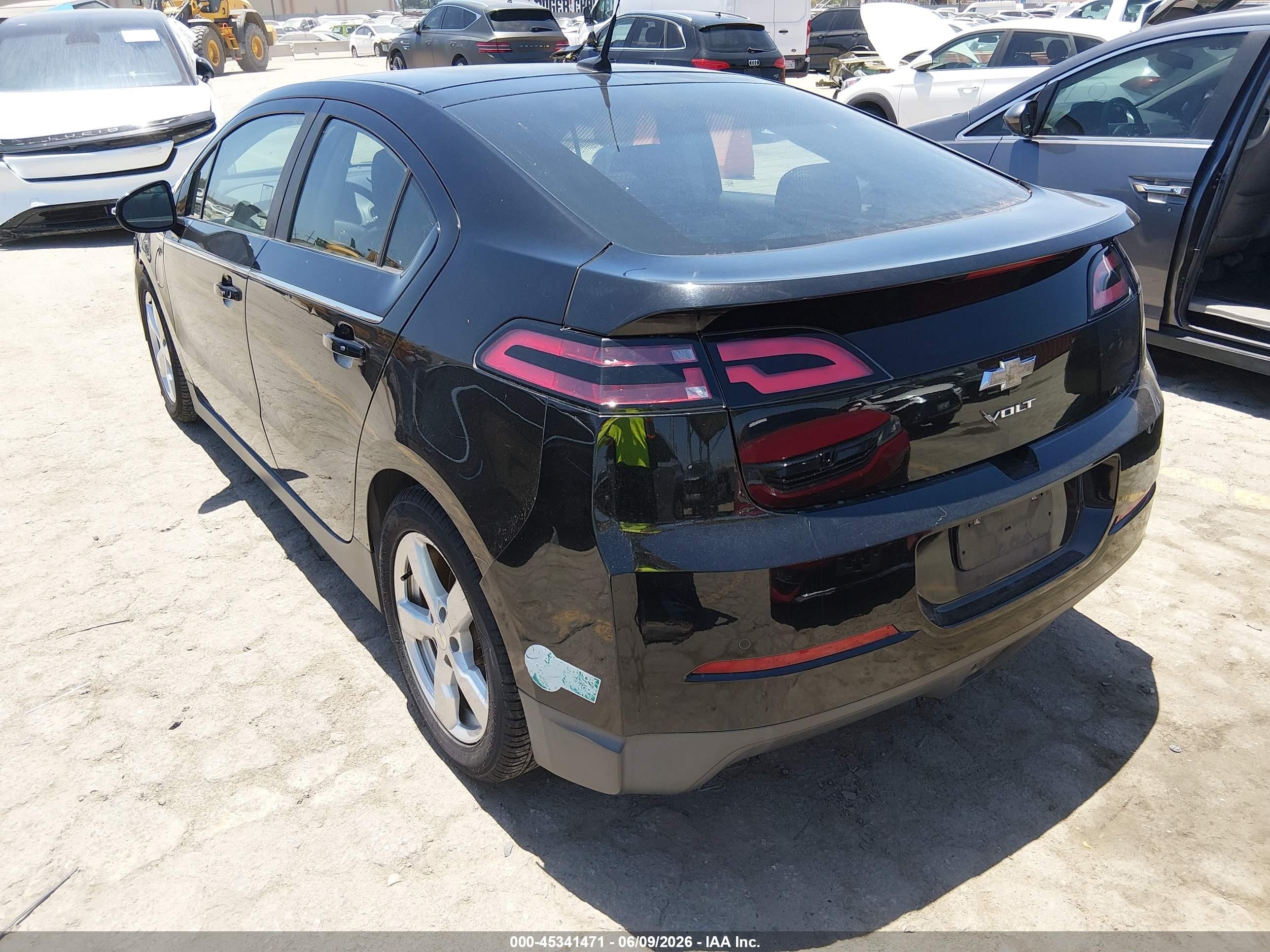2014 Chevrolet Volt Черный vin: 1G1RF6E43EU139293