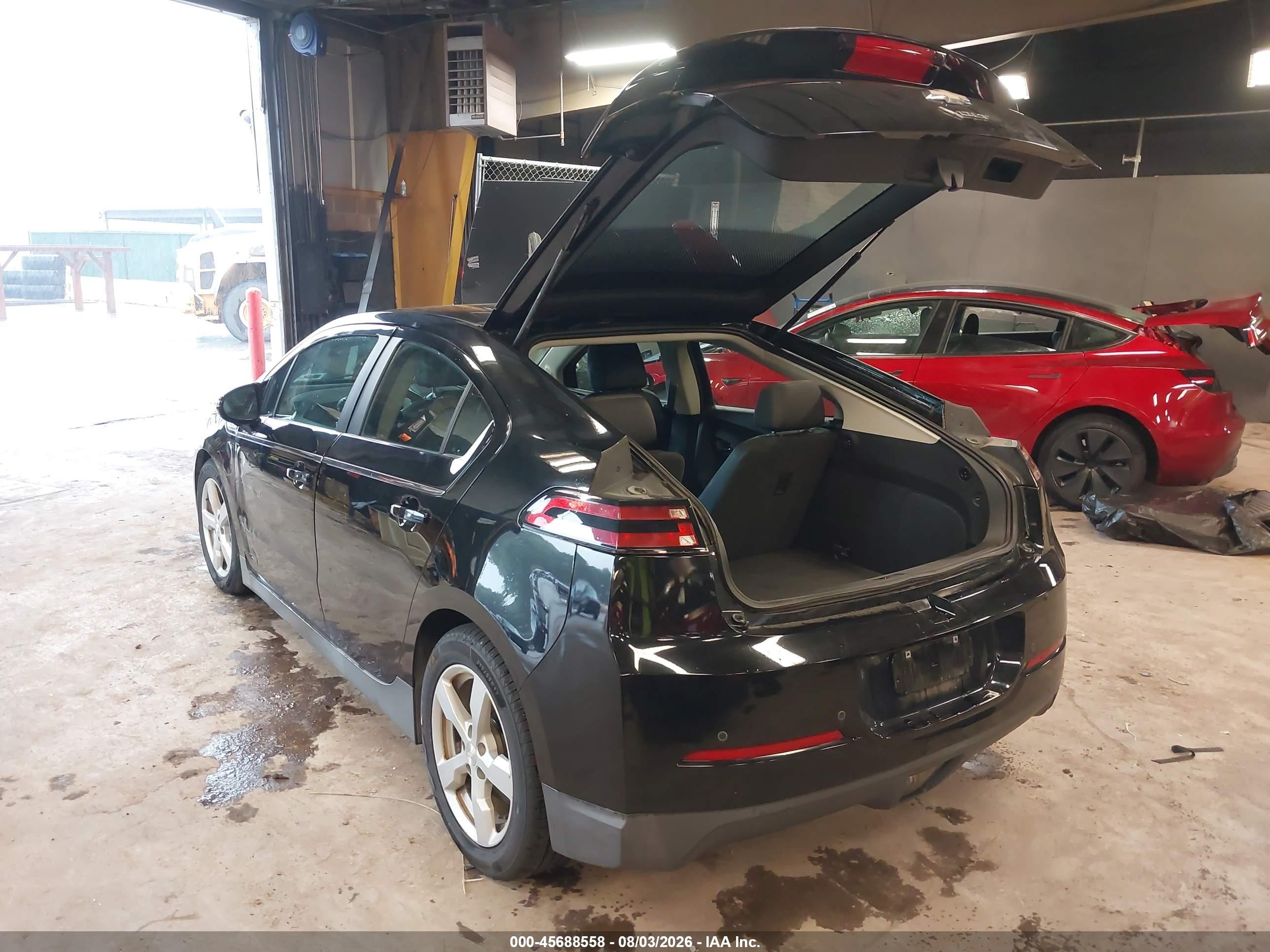 2014 Chevrolet Volt   Черный vin: 1G1RF6E43EU151153