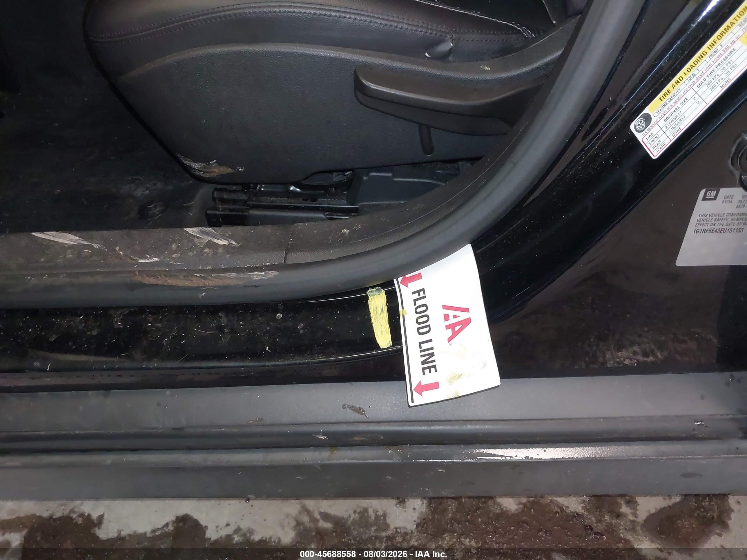2014 Chevrolet Volt   Черный vin: 1G1RF6E43EU151153