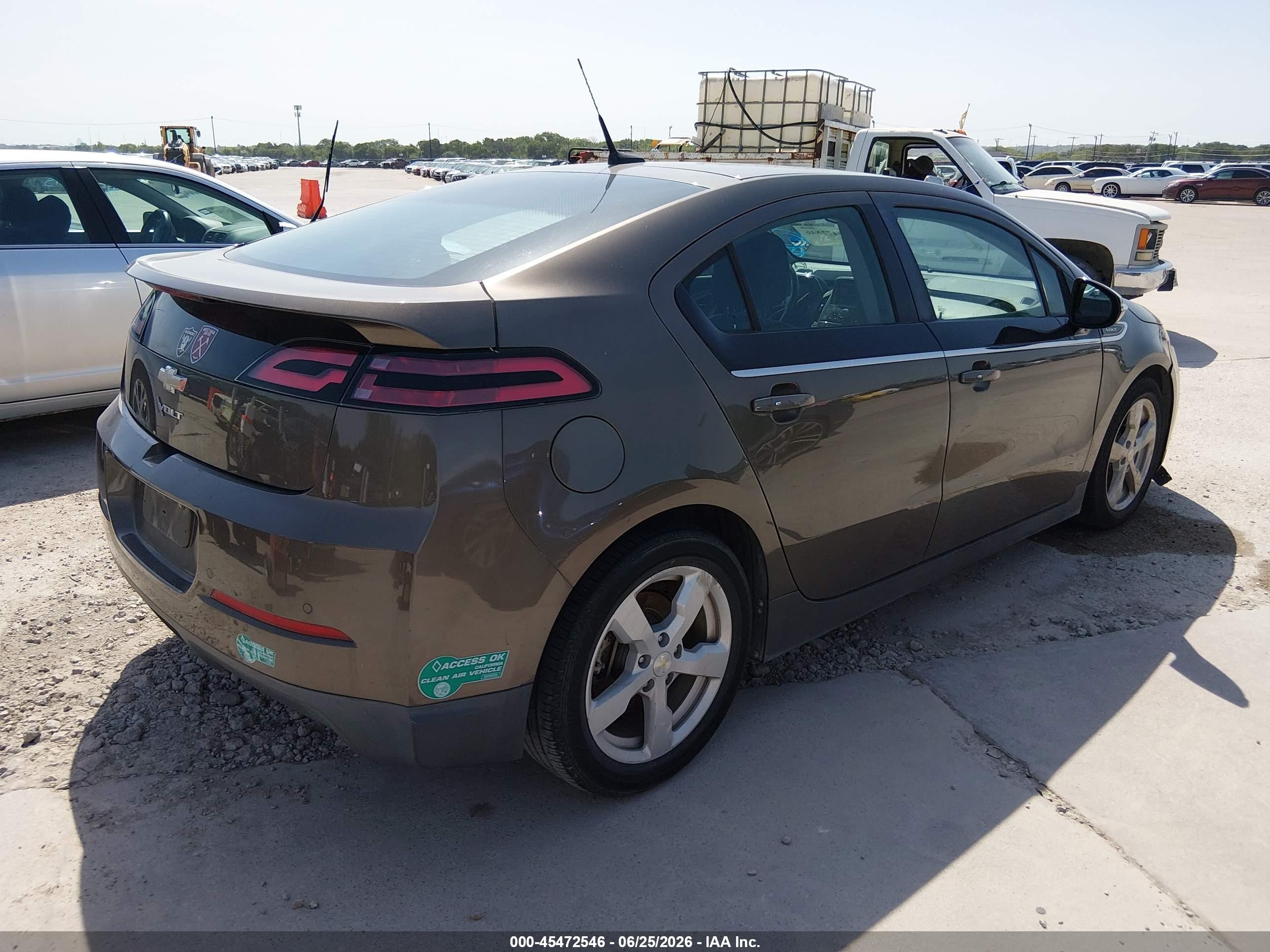 2014 Chevrolet Volt   Brown vin: 1G1RF6E43EU172861
