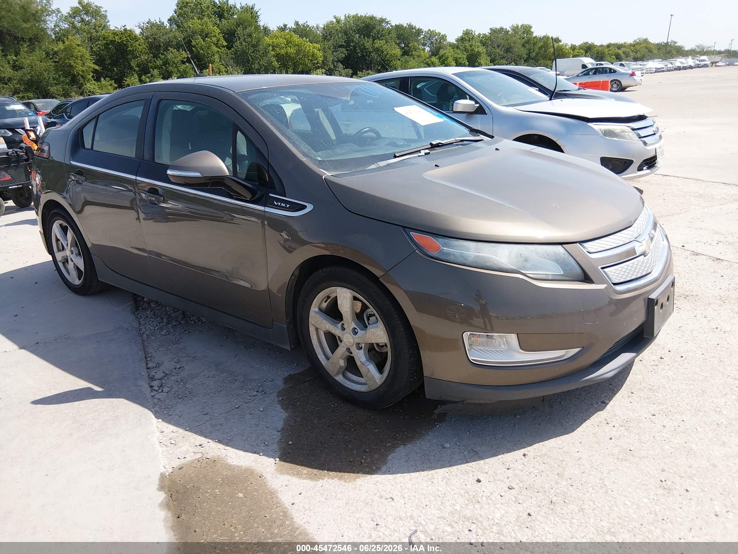 2014 Chevrolet Volt   Brown vin: 1G1RF6E43EU172861