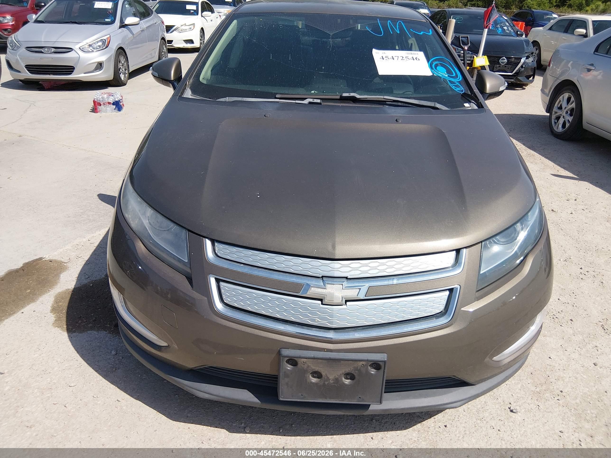 2014 Chevrolet Volt   Brown vin: 1G1RF6E43EU172861