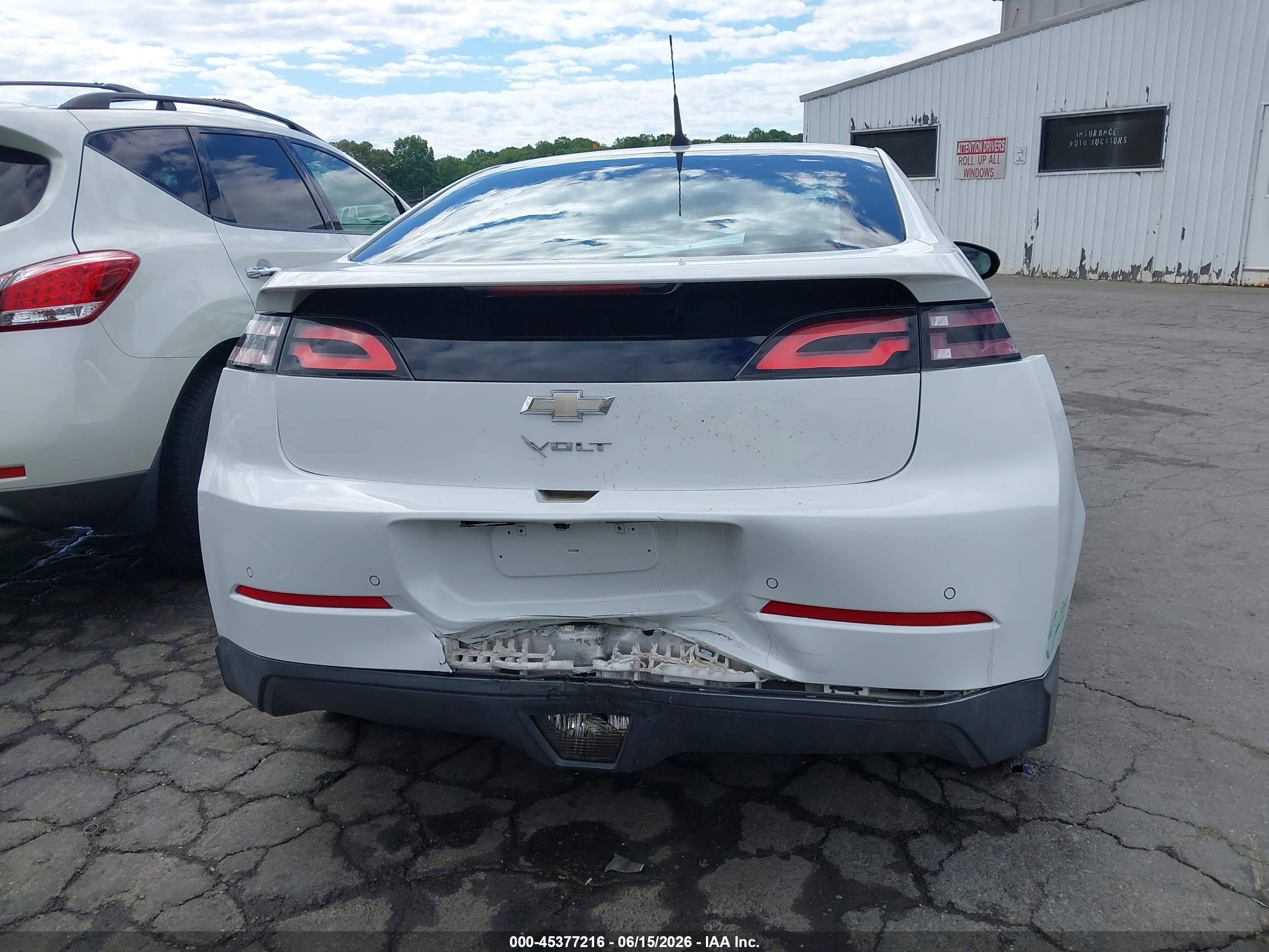 2014 Chevrolet Volt   Белый vin: 1G1RF6E44EU173839