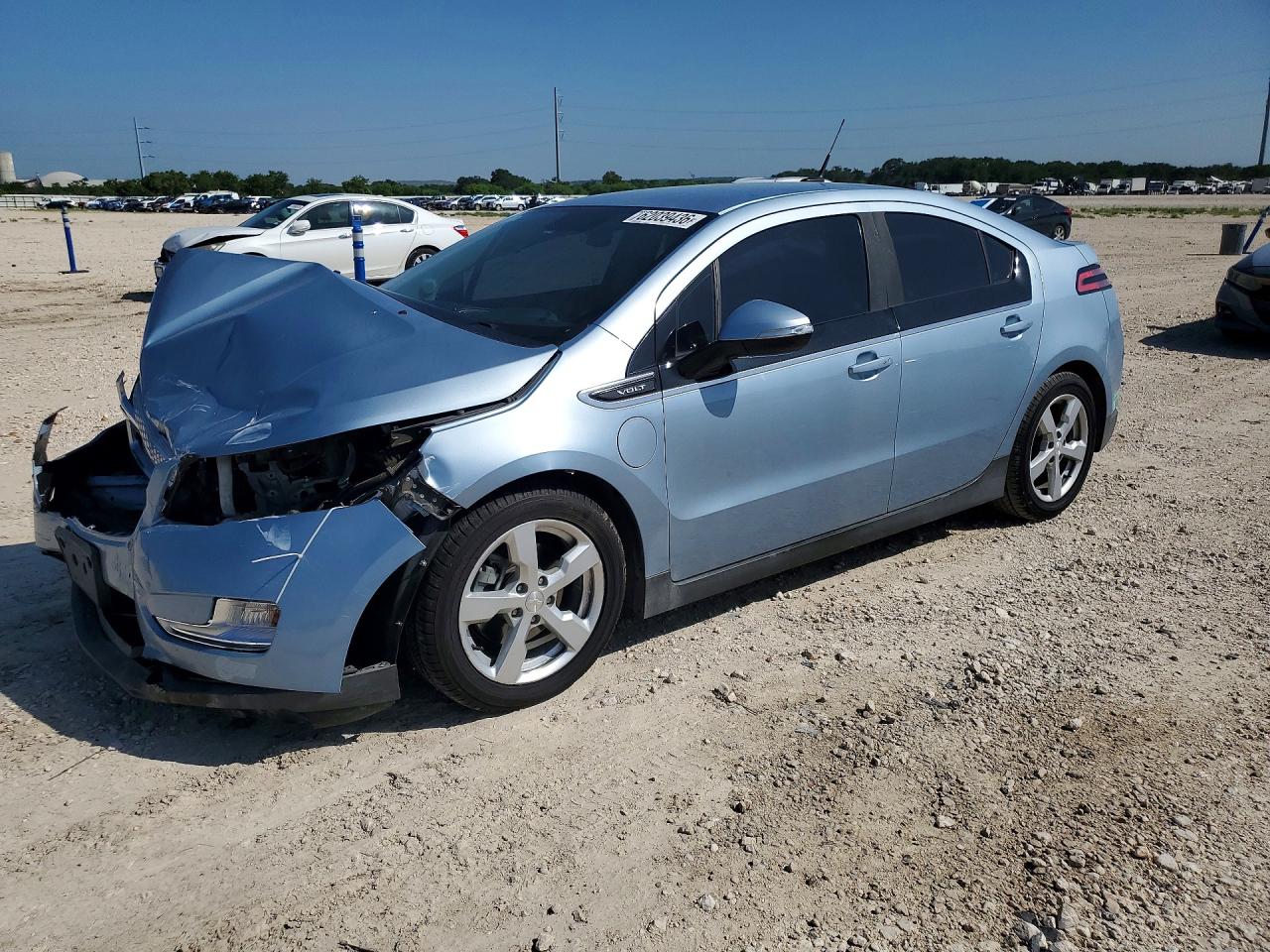 2013 Chevrolet Volt Blue vin: 1G1RF6E47DU140056