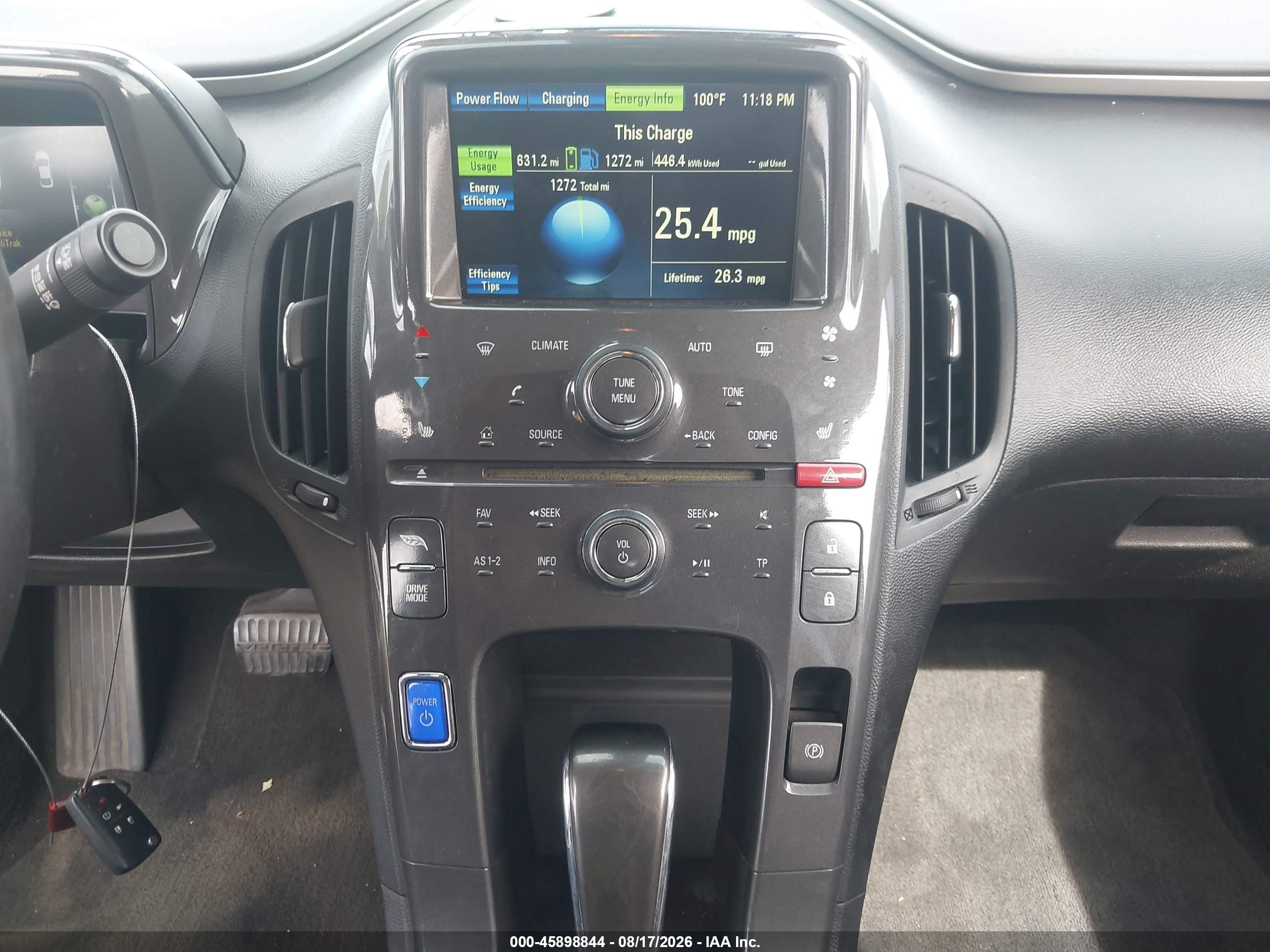 2013 Chevrolet Volt   Black vin: 1G1RF6E49DU100805