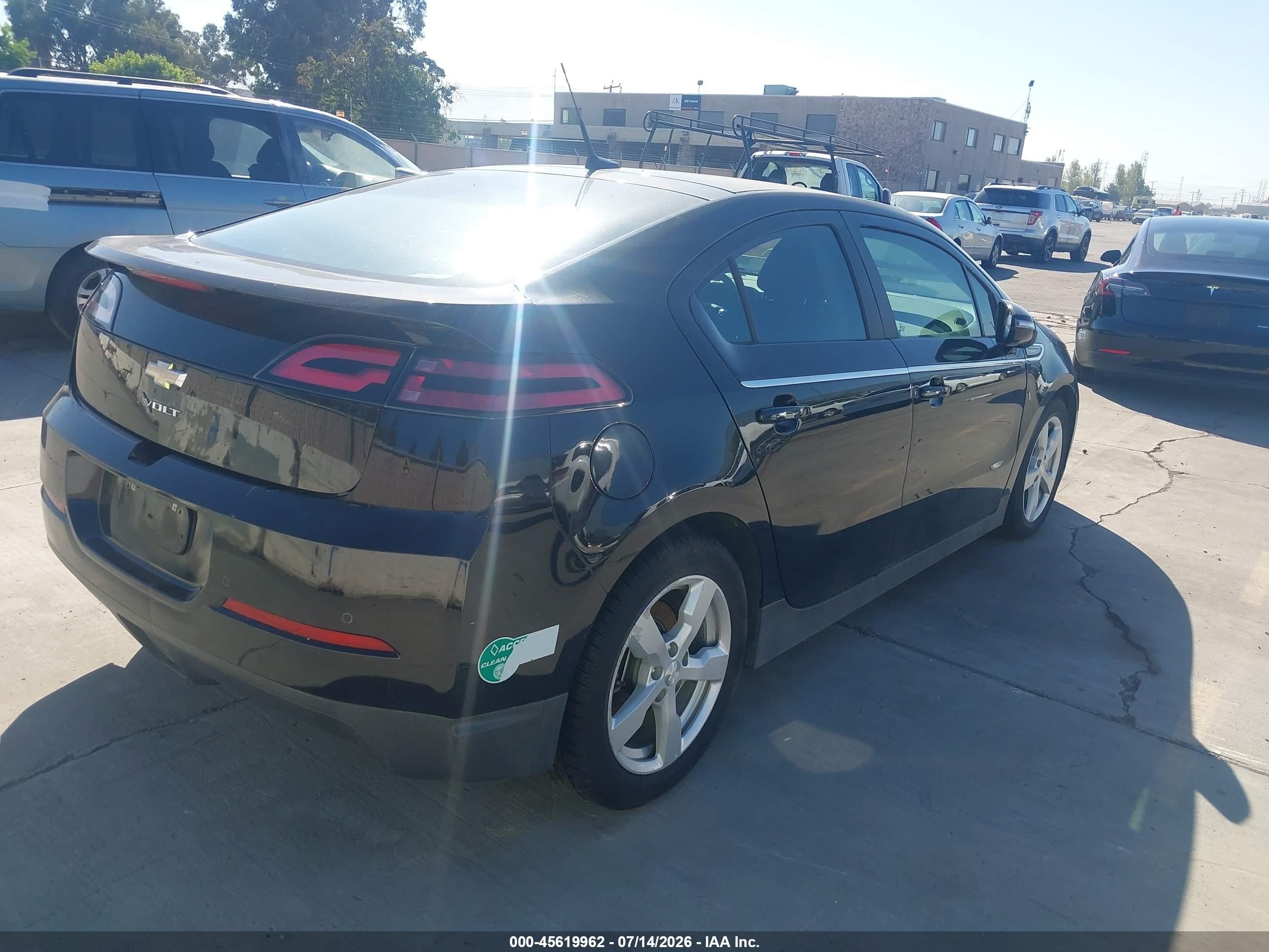 2013 Chevrolet Volt   Black vin: 1G1RF6E4XDU143369
