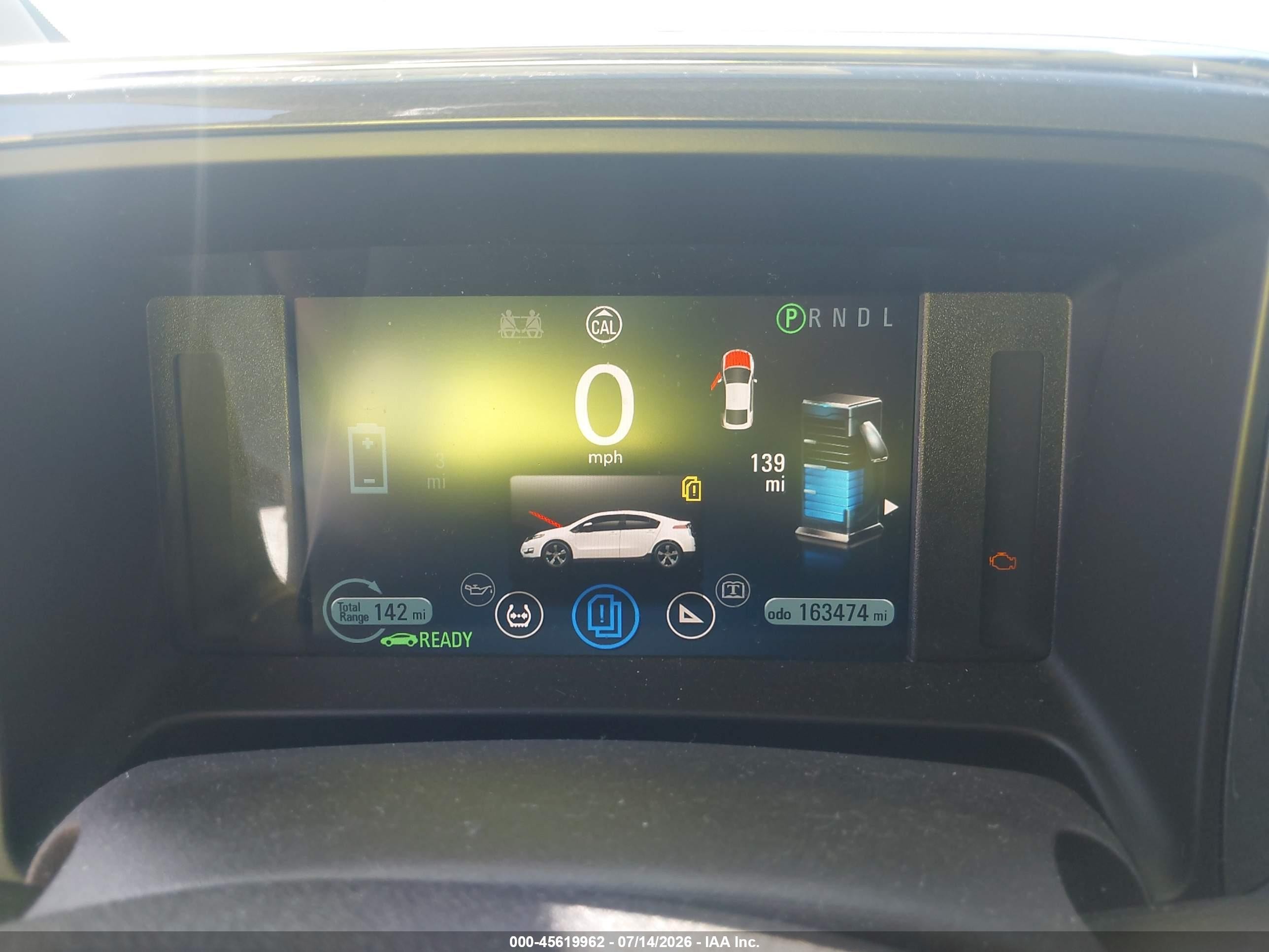2013 Chevrolet Volt   Black vin: 1G1RF6E4XDU143369