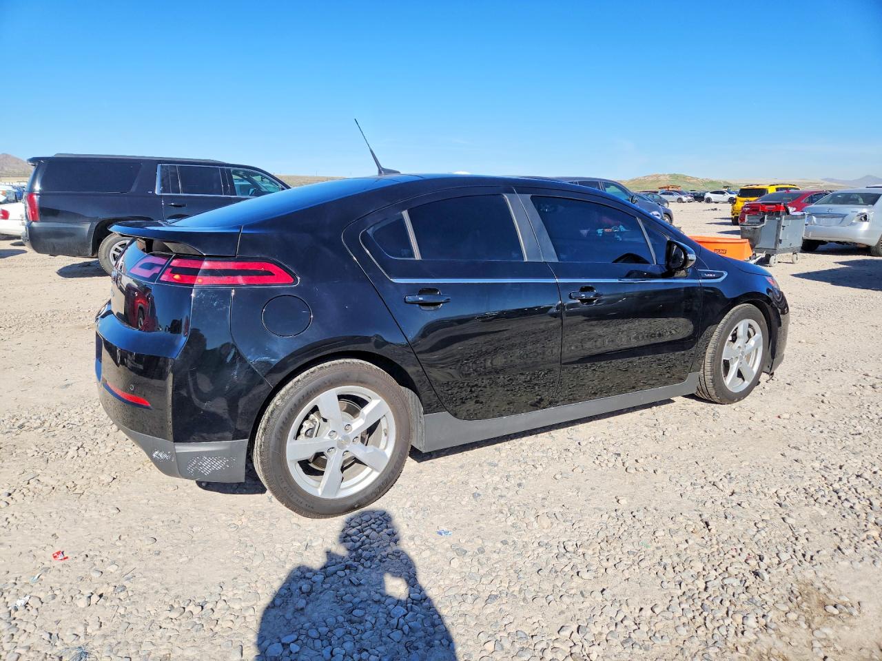 2013 Chevrolet Volt Black vin: 1G1RG6E41DU148568