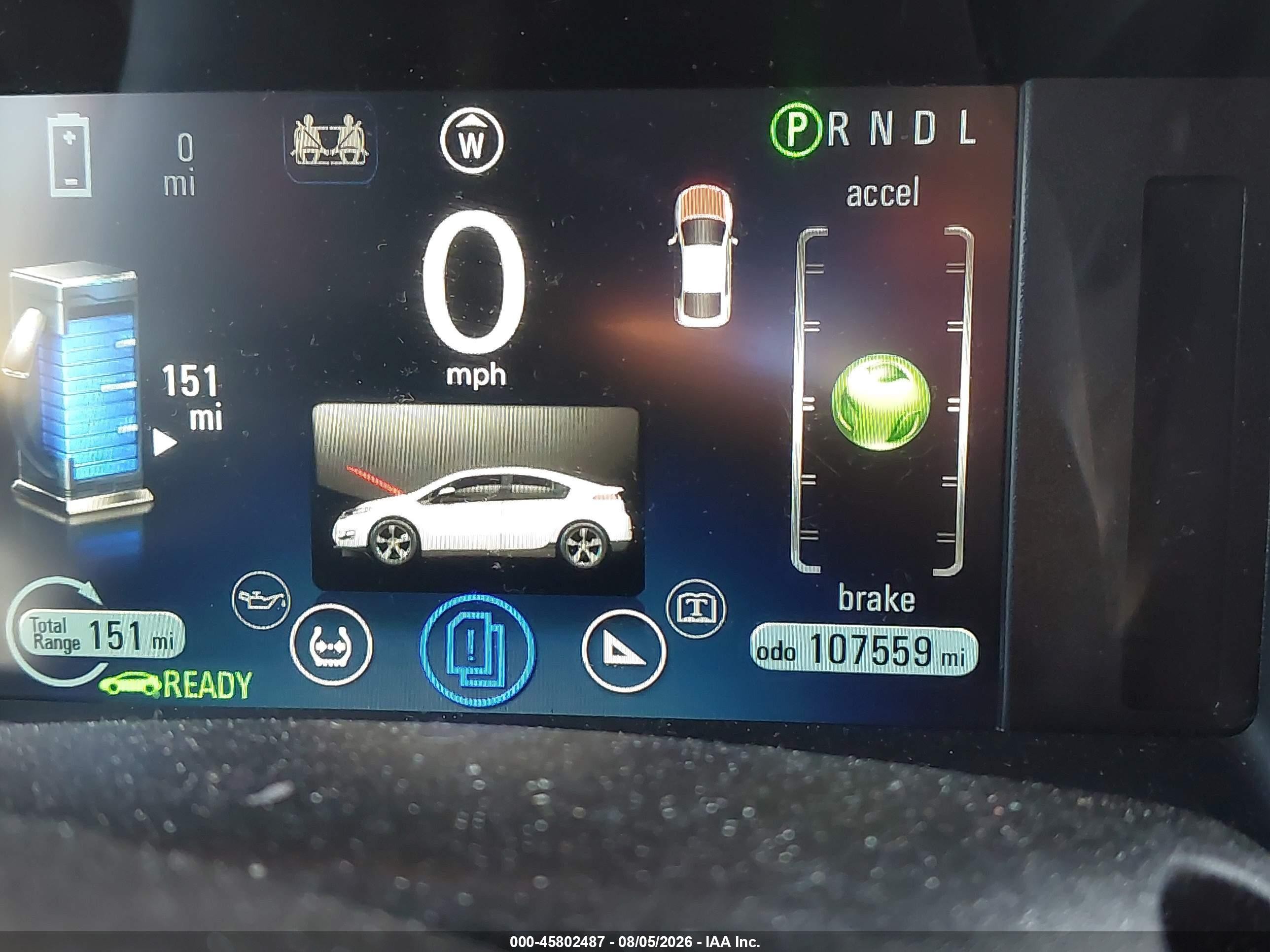 2014 Chevrolet Volt Light Blue vin: 1G1RG6E45EU153905