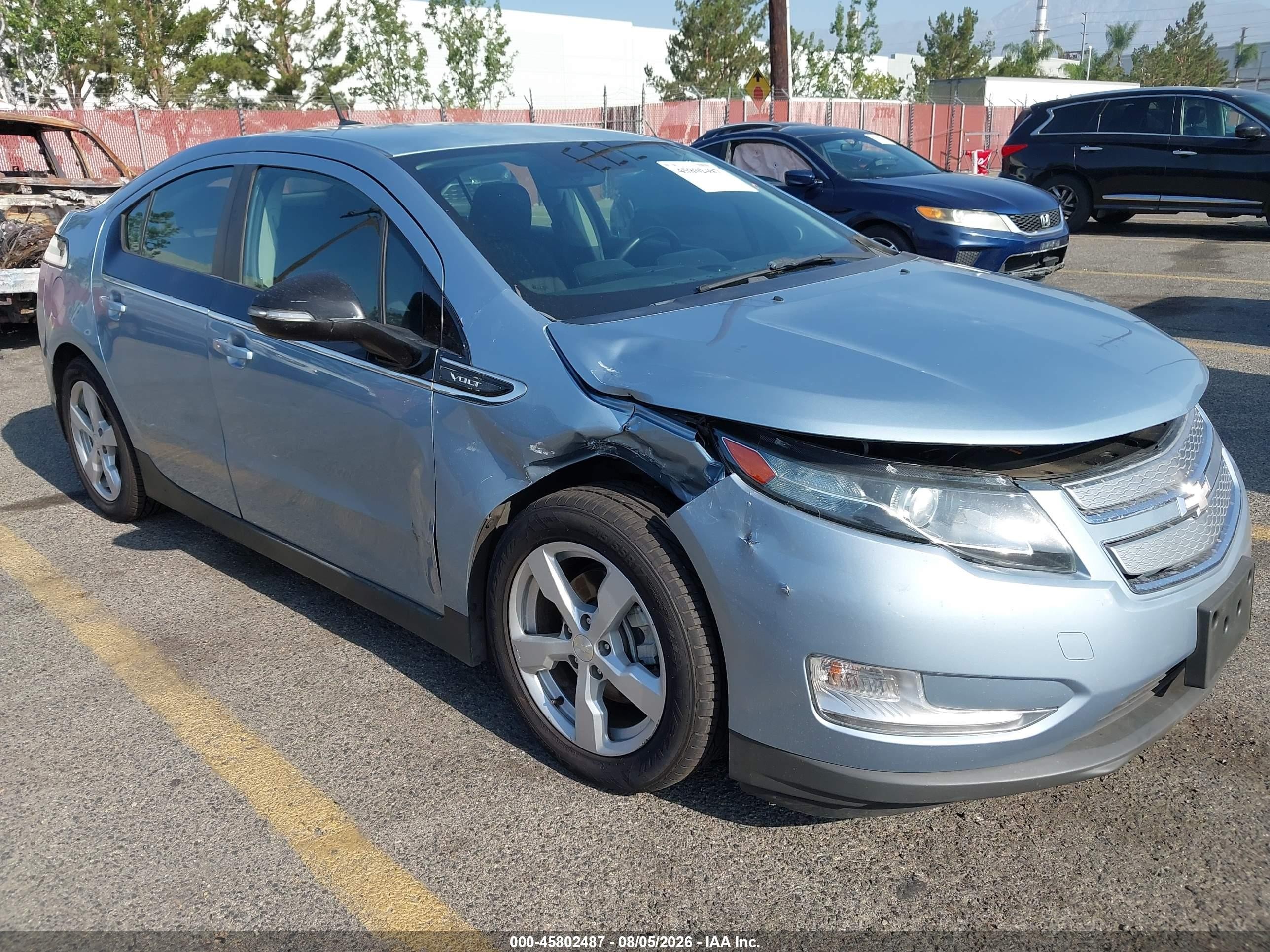2014 Chevrolet Volt Light Blue vin: 1G1RG6E45EU153905