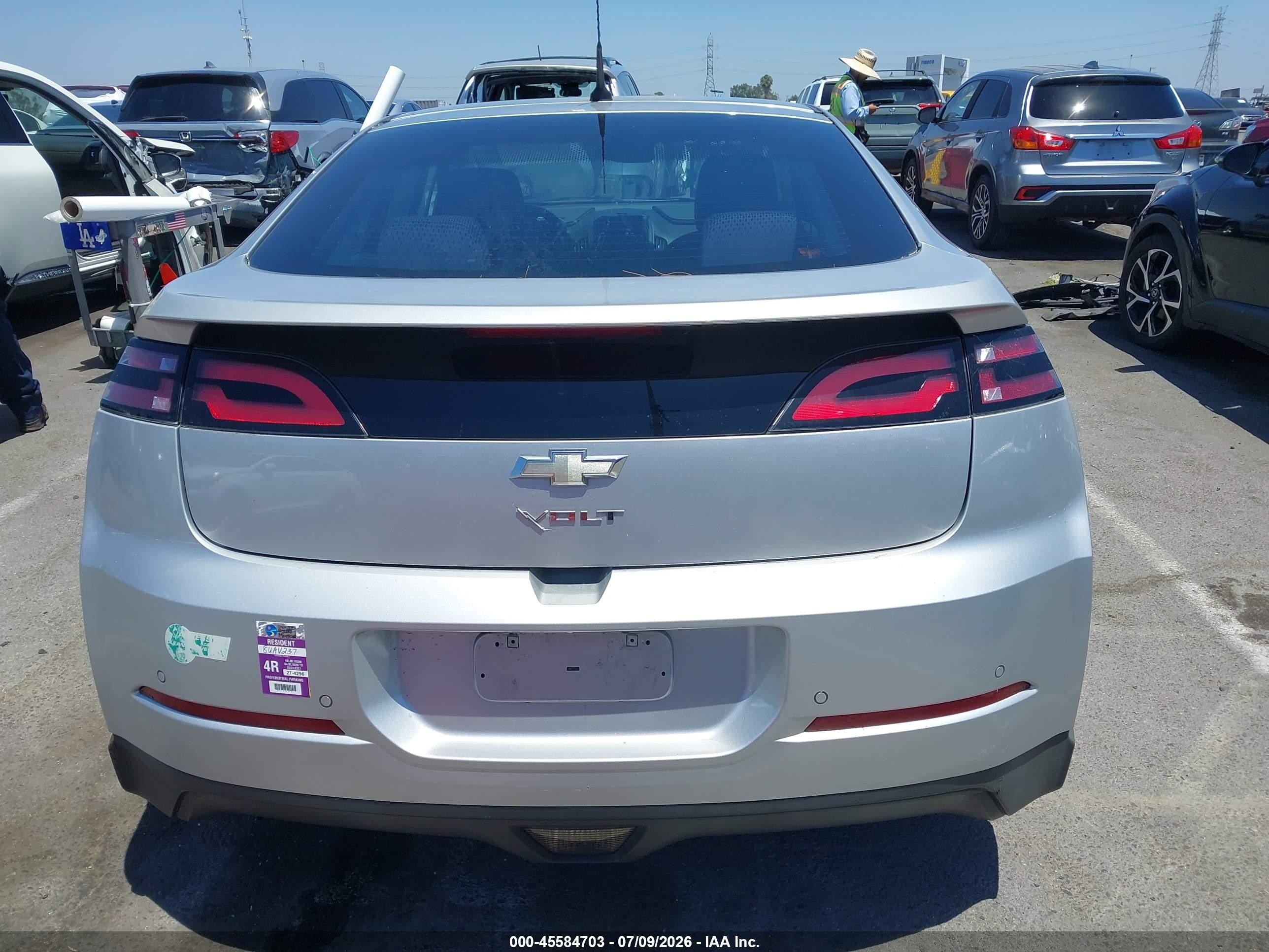 2014 Chevrolet Volt   Silver vin: 1G1RG6E47EU168650