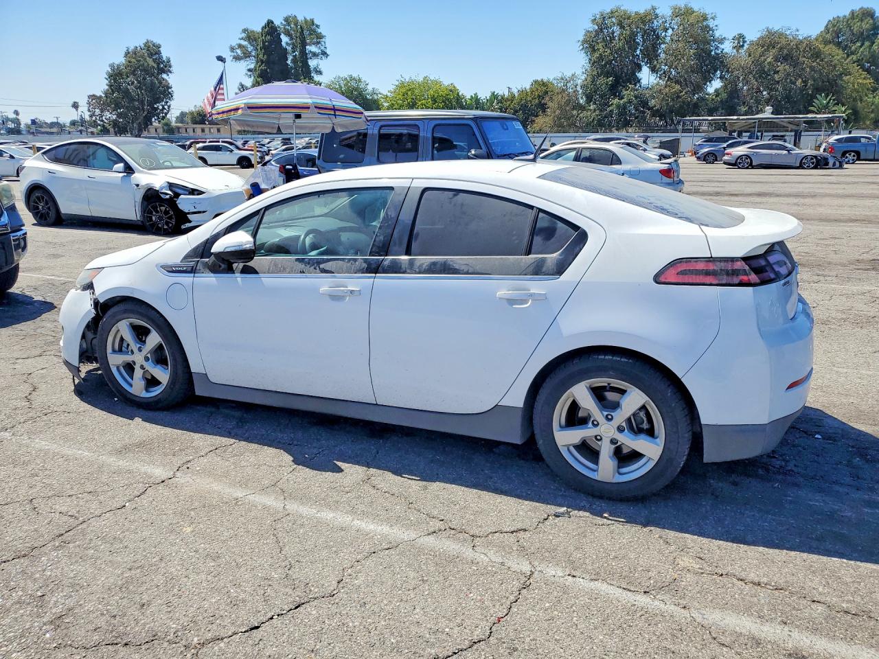 2014 Chevrolet Volt White vin: 1G1RG6E4XEU138249