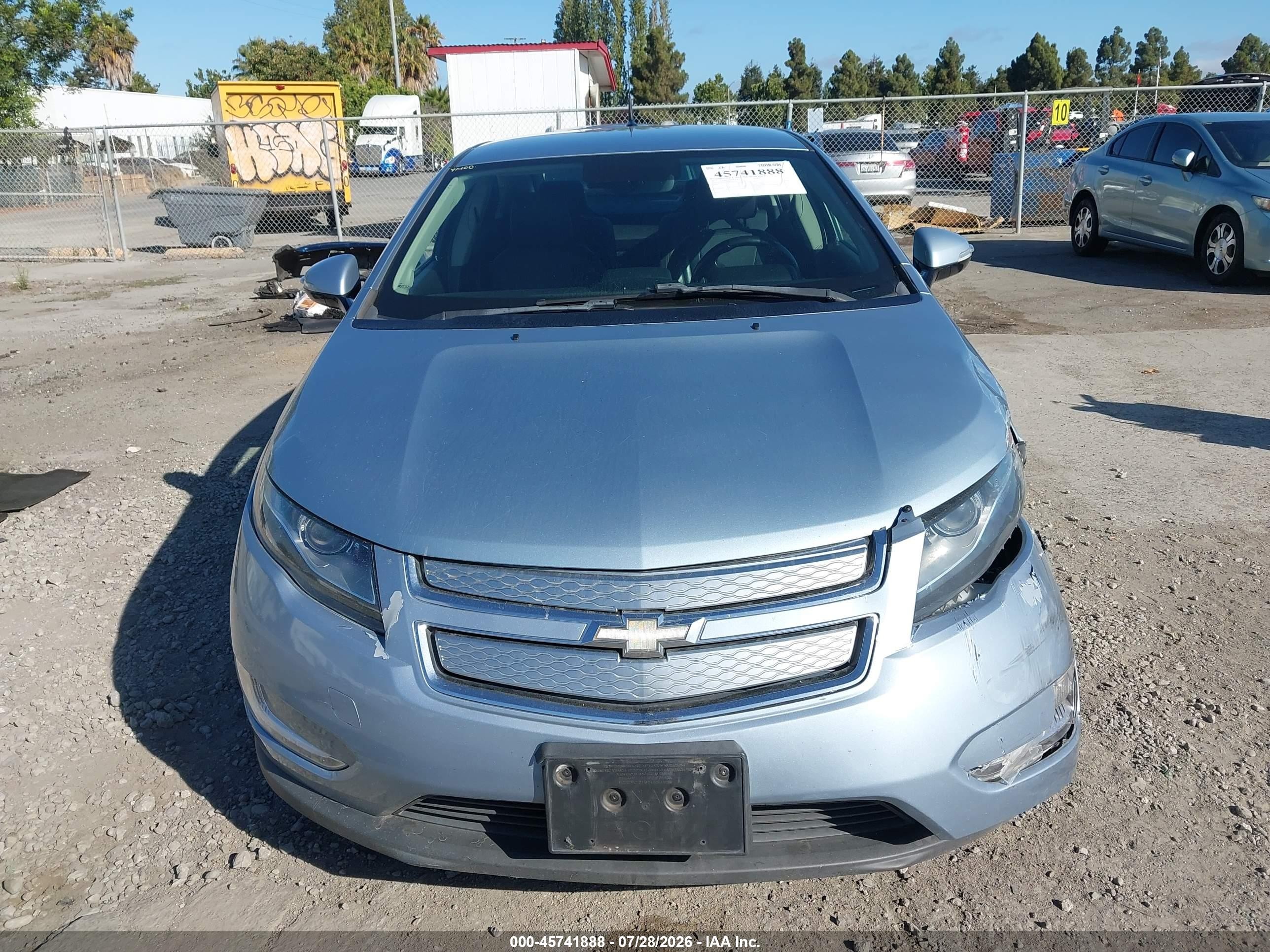 2013 Chevrolet Volt   Light Blue vin: 1G1RH6E40DU113145