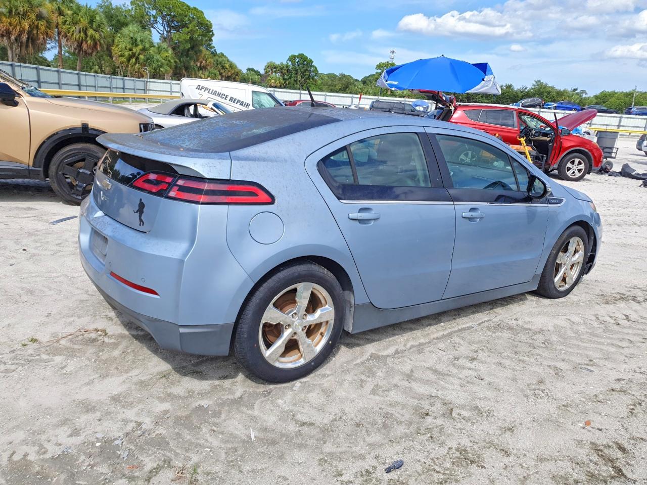 2014 Chevrolet Volt Синий vin: 1G1RH6E40EU132540