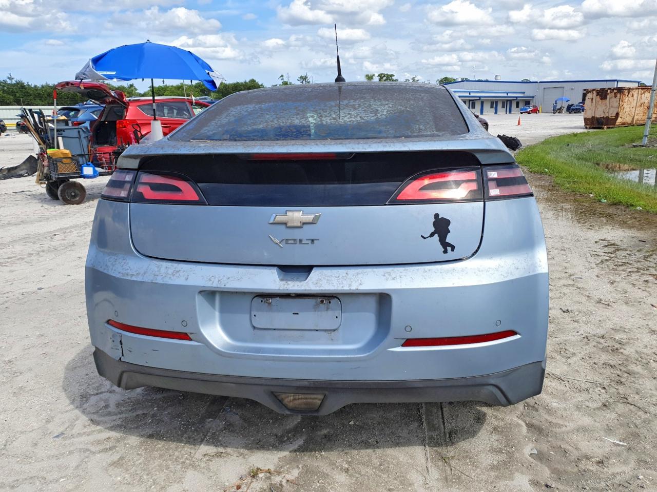 2014 Chevrolet Volt Синий vin: 1G1RH6E40EU132540