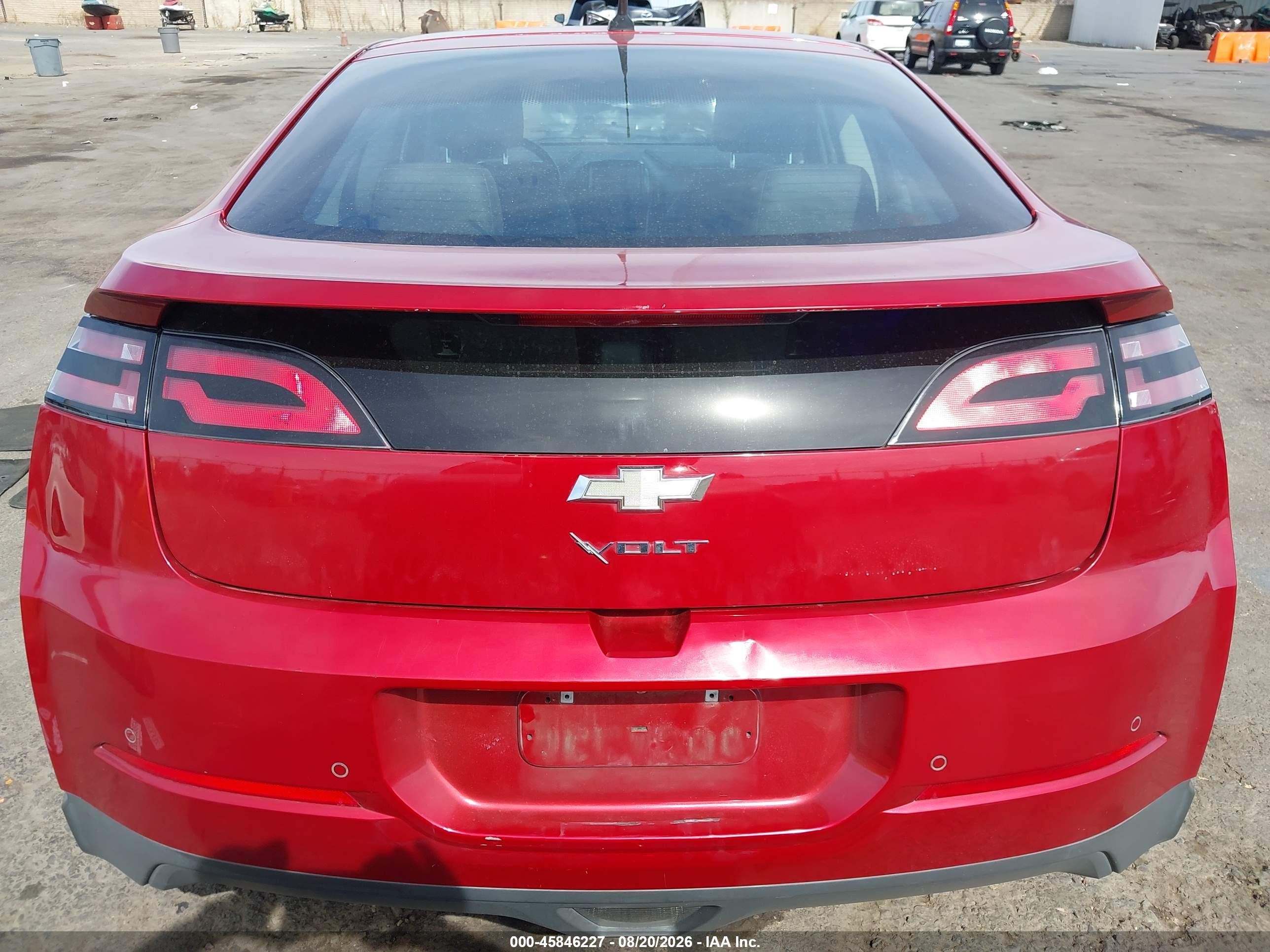 2014 Chevrolet Volt   Red vin: 1G1RH6E40EU154103