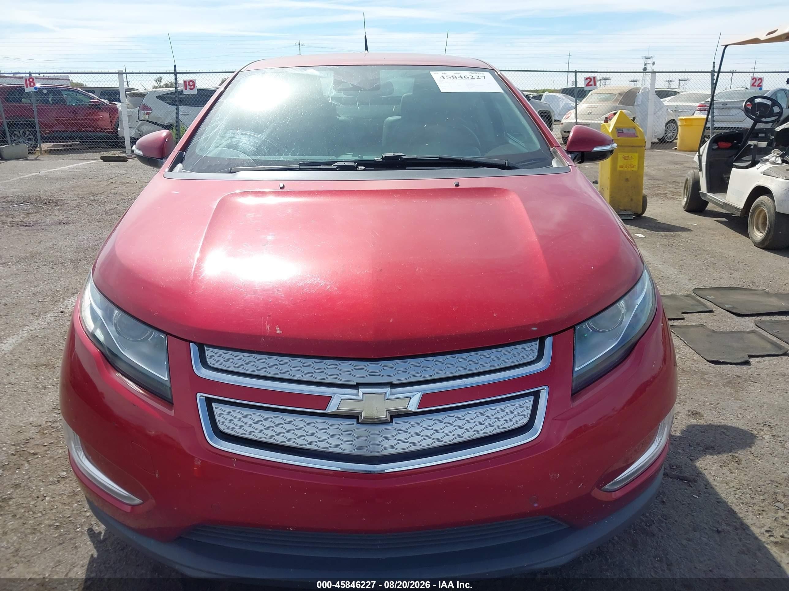 2014 Chevrolet Volt   Red vin: 1G1RH6E40EU154103