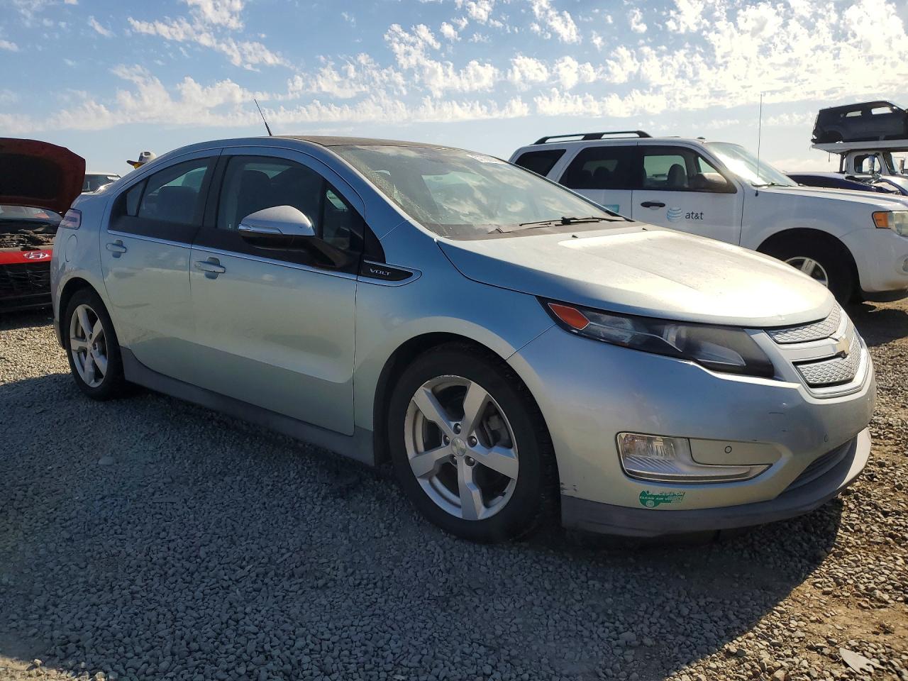 2012 Chevrolet Volt Silver vin: 1G1RH6E41CU119597