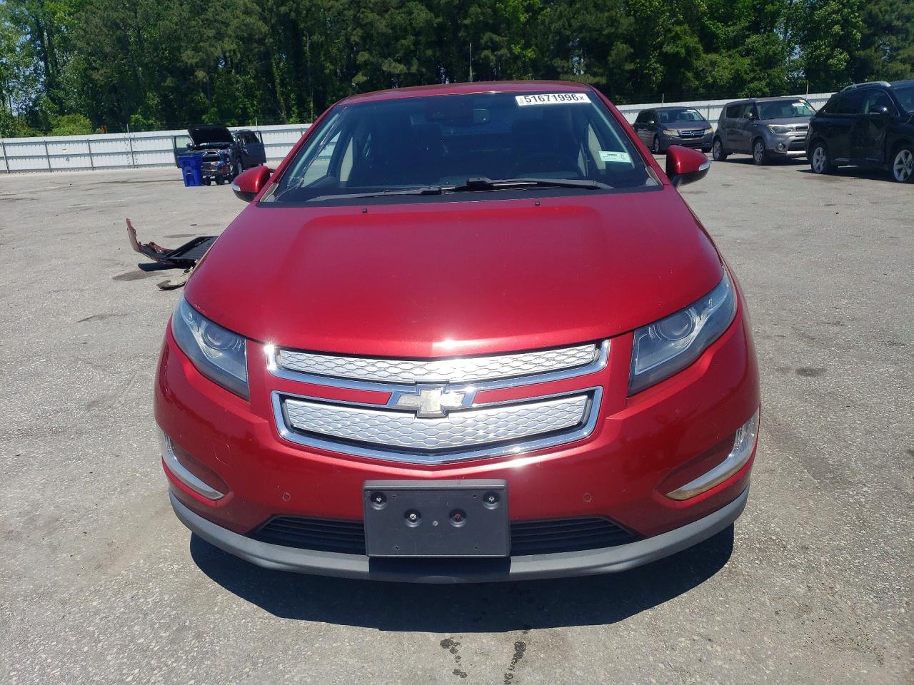 2014 Chev Volt Red vin: 1G1RH6E41EU148603
