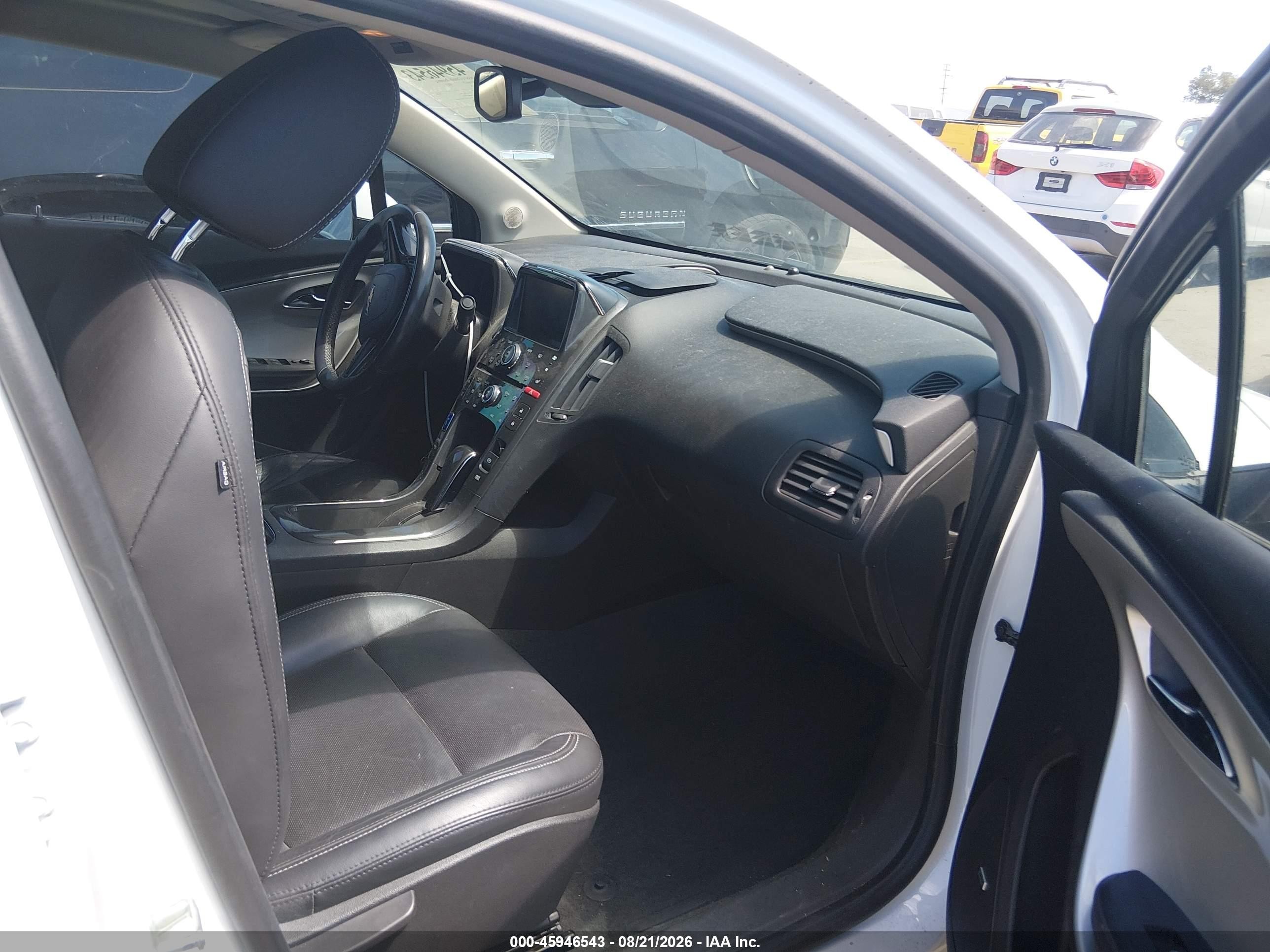 2012 Chevrolet Volt Белый vin: 1G1RH6E42CU125070