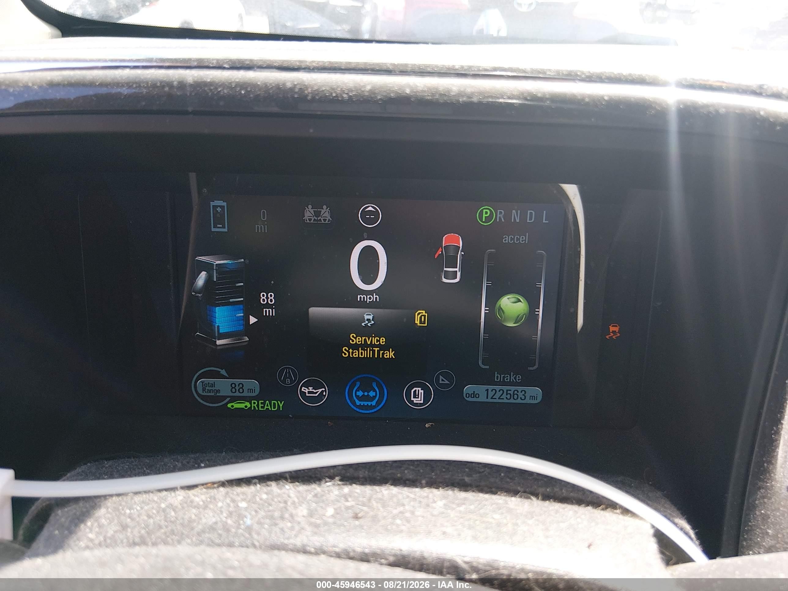 2012 Chevrolet Volt Белый vin: 1G1RH6E42CU125070