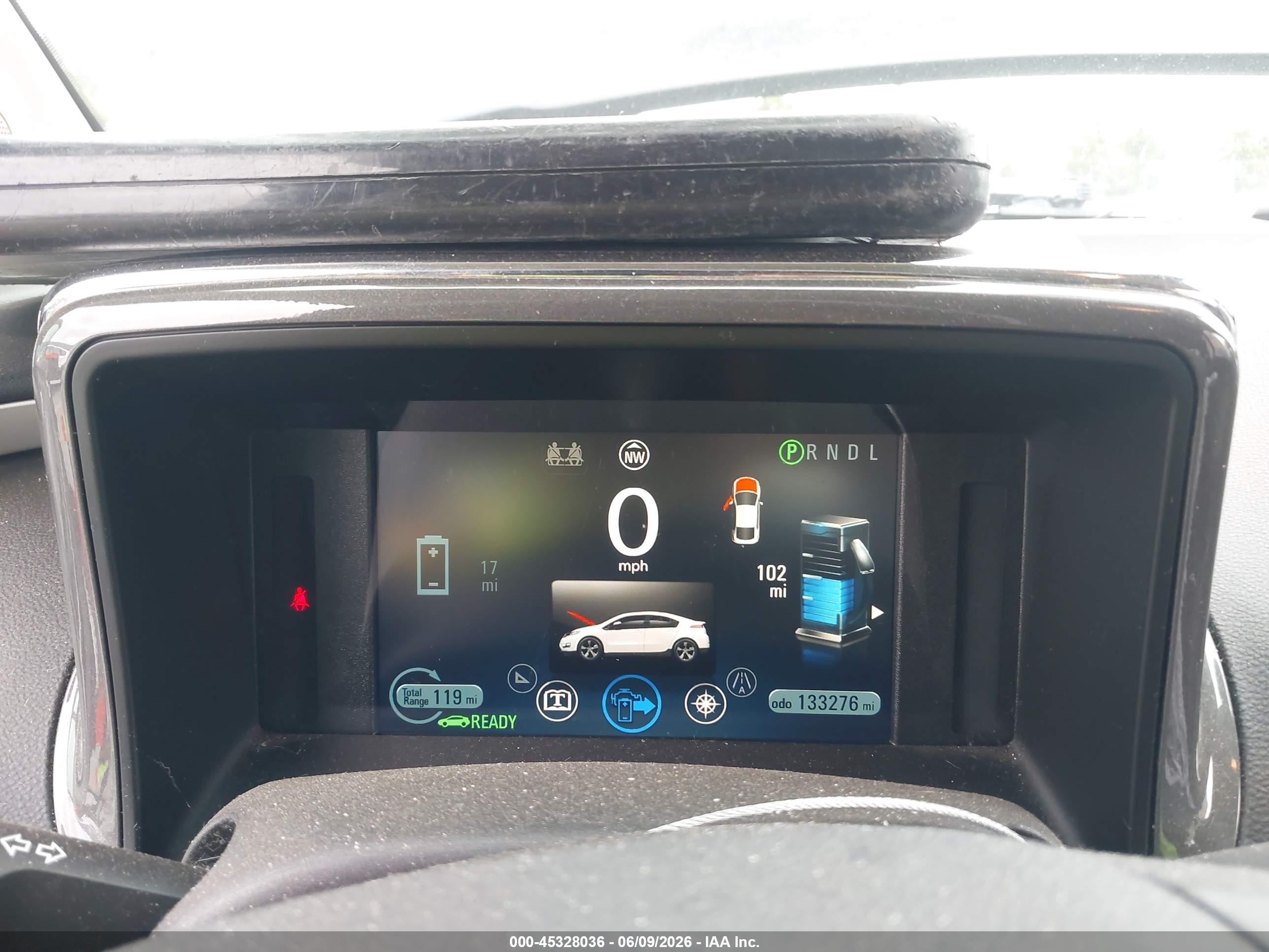 2013 Chevrolet Volt   Gray vin: 1G1RH6E42DU107704