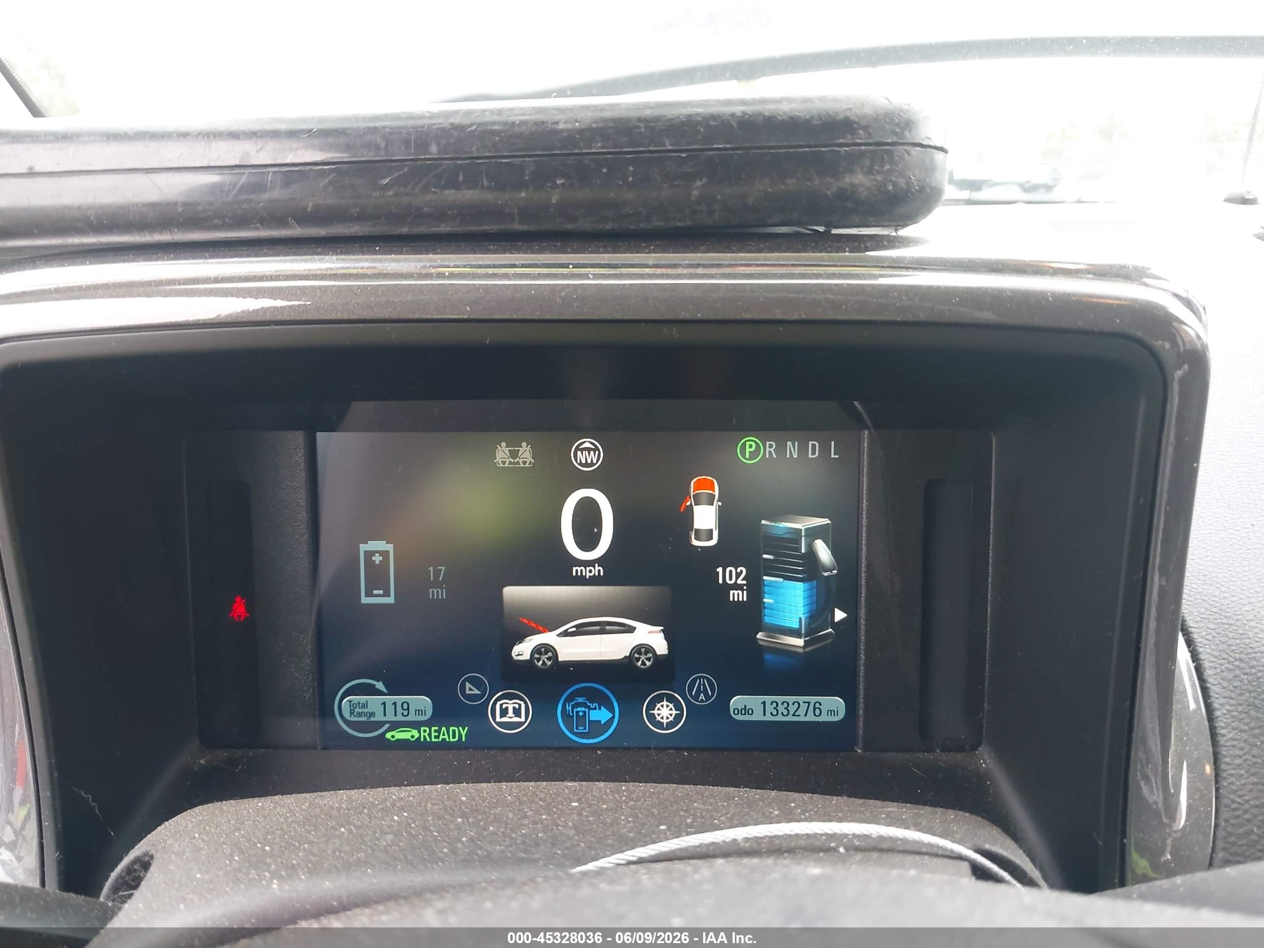 2013 Chevrolet Volt   Gray vin: 1G1RH6E42DU107704