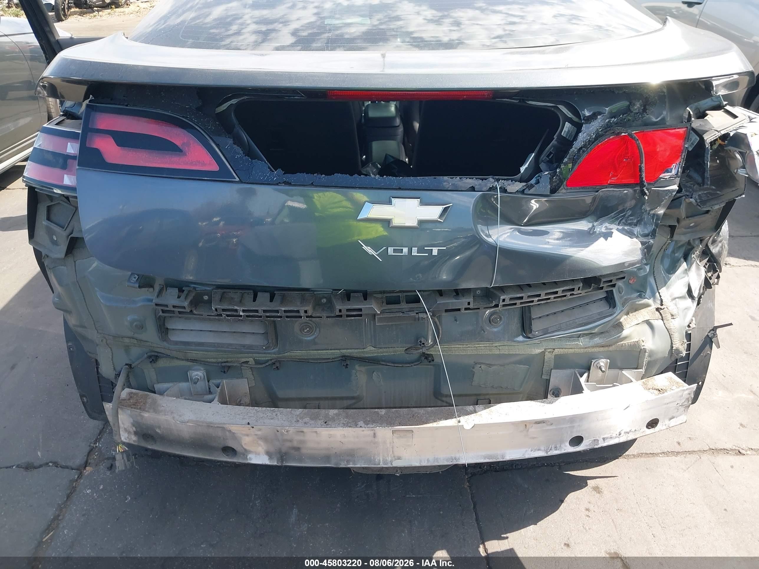 2013 Chevrolet Volt   Gray vin: 1G1RH6E42DU132067