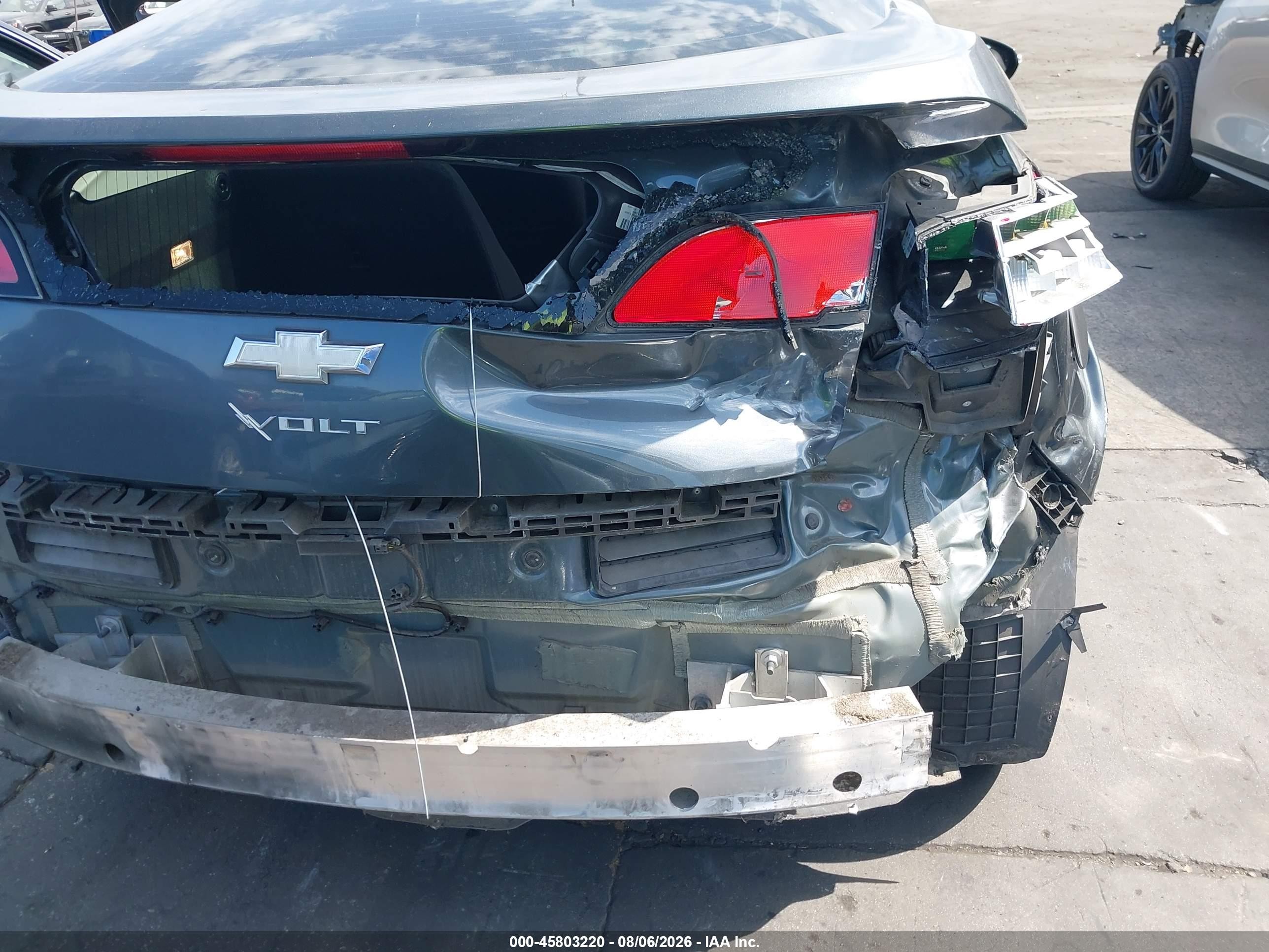 2013 Chevrolet Volt   Gray vin: 1G1RH6E42DU132067
