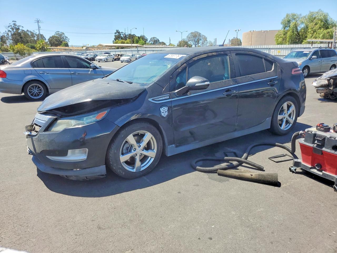 2012 Chevrolet Volt Black vin: 1G1RH6E43CU128351