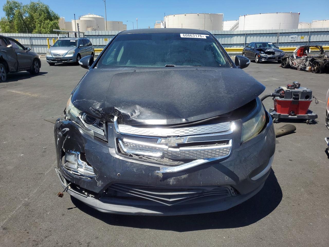 2012 Chevrolet Volt Black vin: 1G1RH6E43CU128351