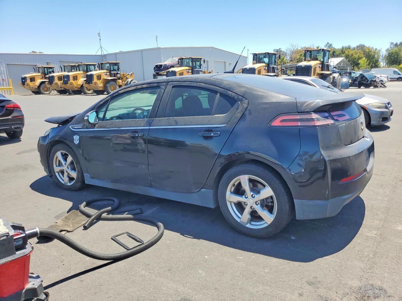 2012 Chevrolet Volt Black vin: 1G1RH6E43CU128351